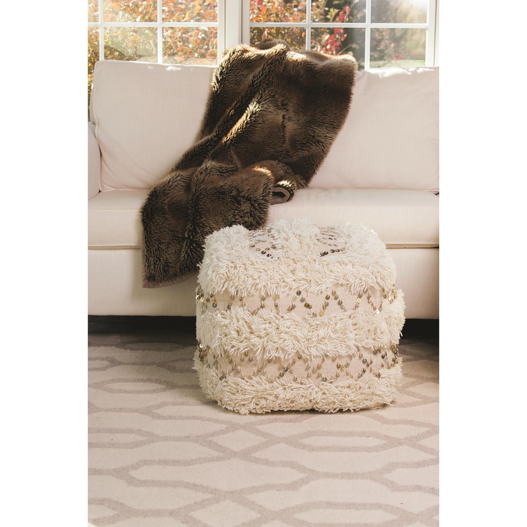 Hannah 18 Inch Ottoman by ELK Home