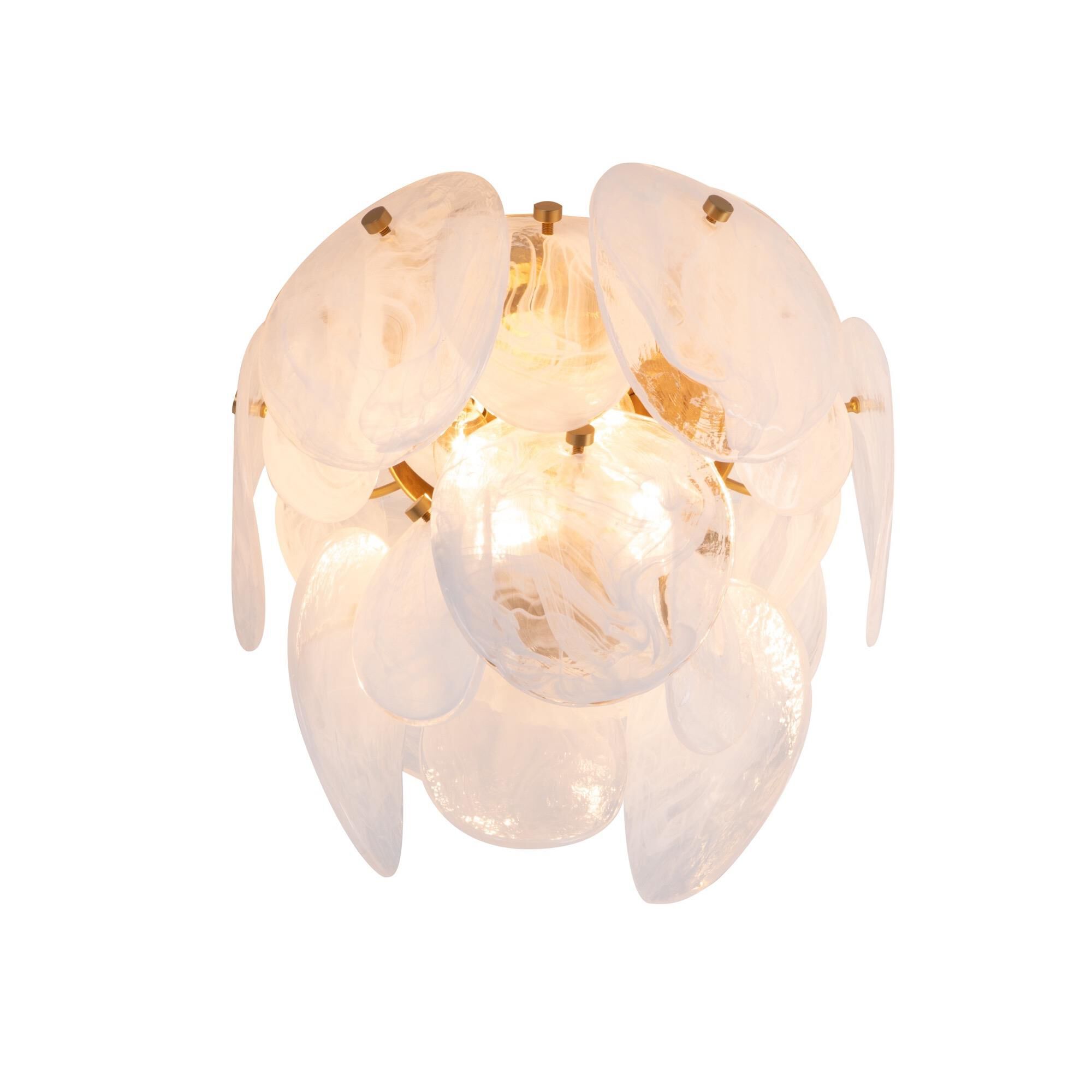 Lily 13 Inch Semi Flush Mount by Artcraft