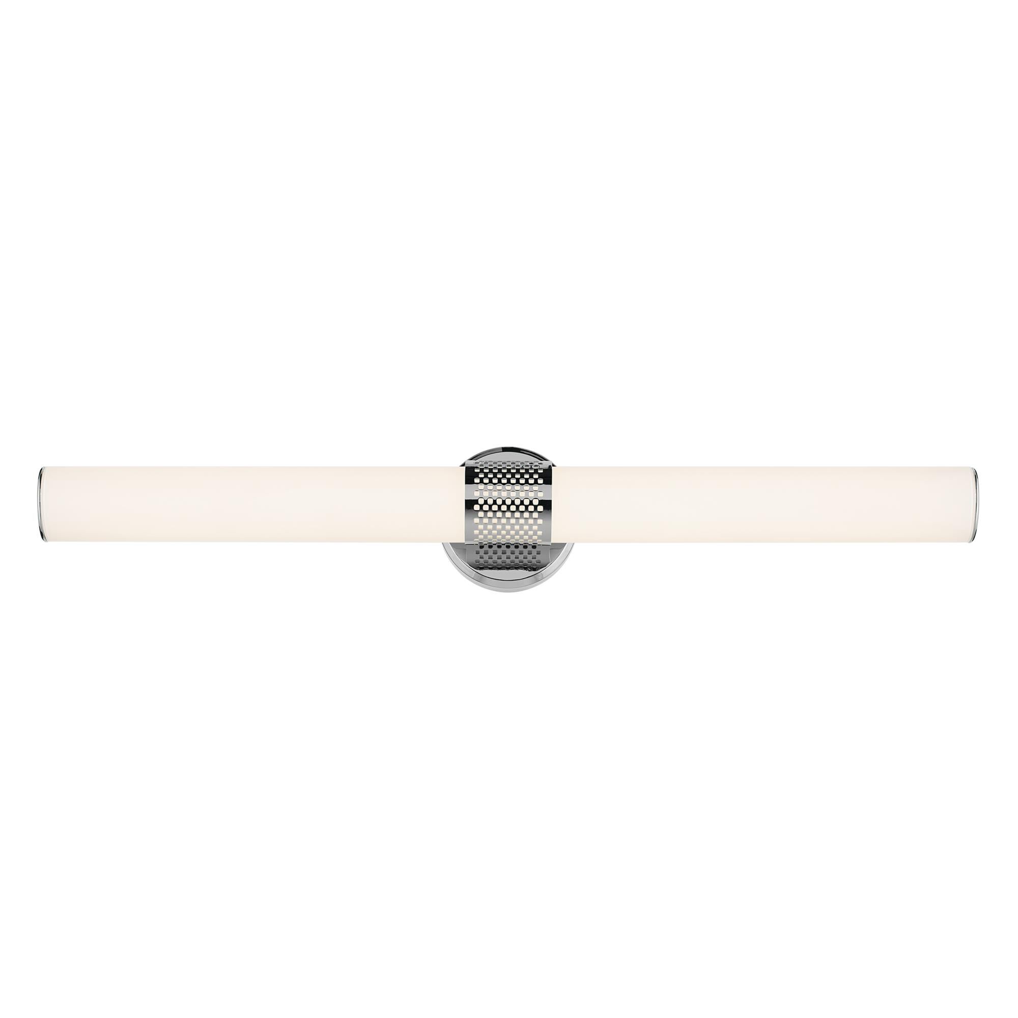 Shown in Chrome finish and Clear with Painted White Inside glass