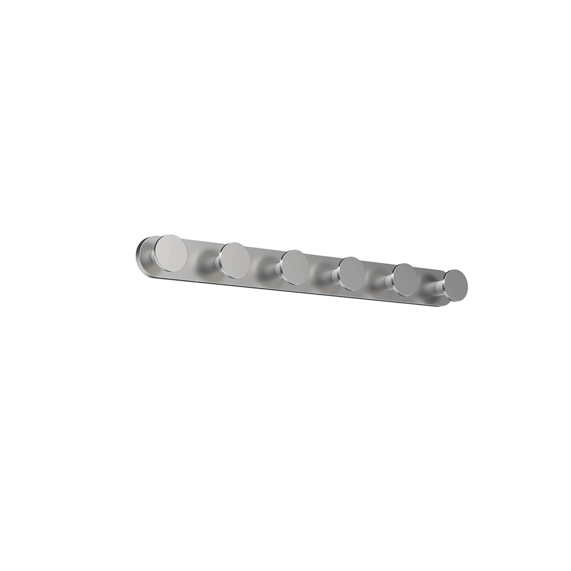 Shown in Brushed Nickel finish and Frosted Acrylic glass