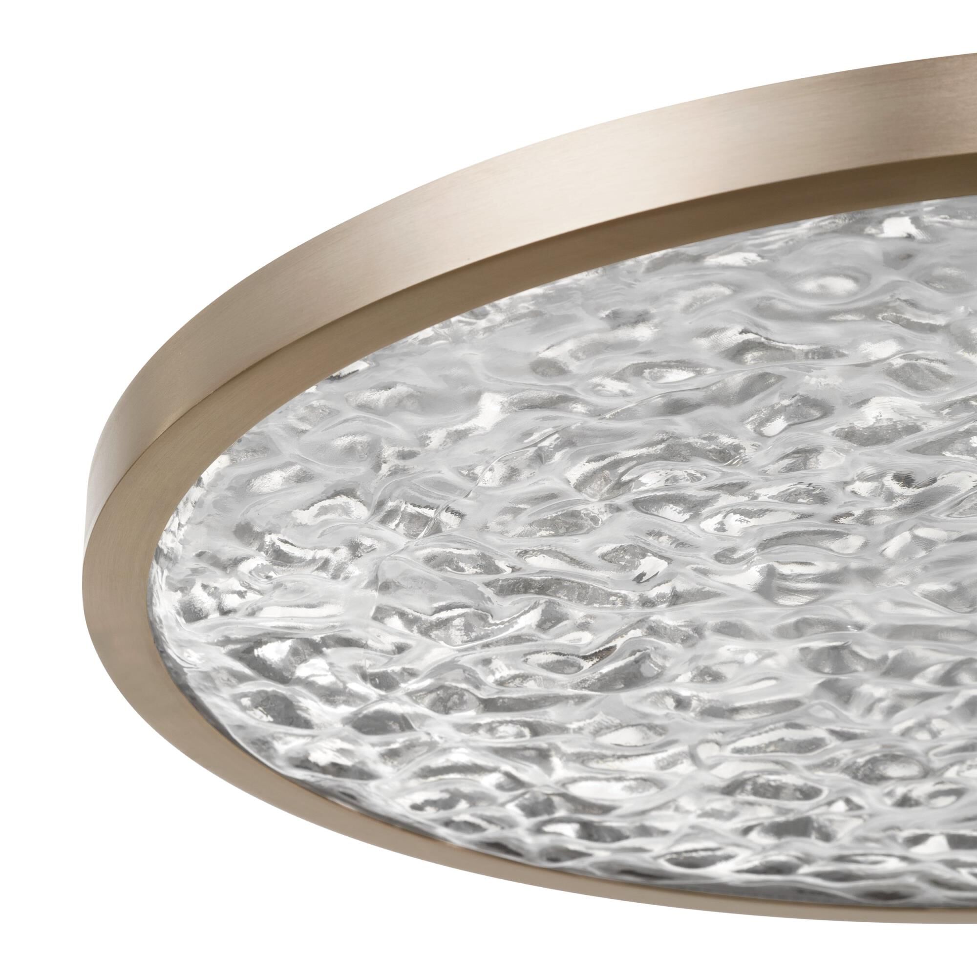 Shown in Champagne Gold finish and Clear Water glass