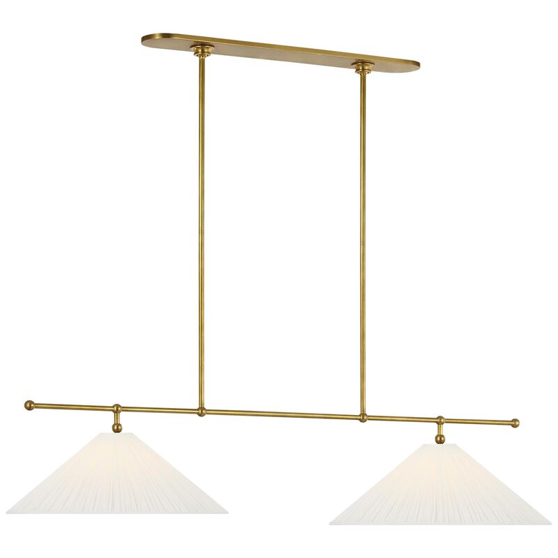 Amber Lewis Soren 54 Inch Linear Suspension Light by Visual Comfort Signature Collection