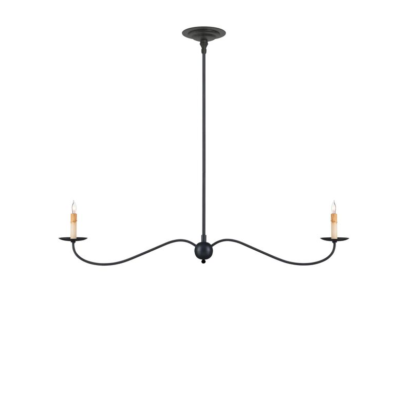 Saxon 43 Inch Linear Suspension Light by Currey and Company