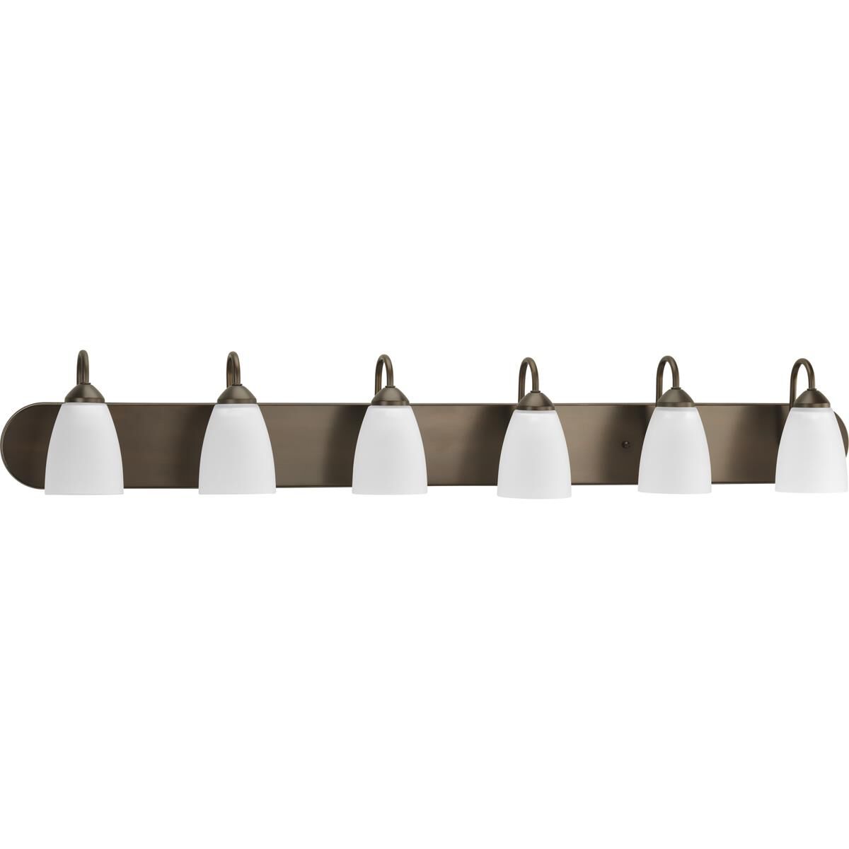 Gather 48 Inch 6 Light Bath Vanity Light by Progress Lighting