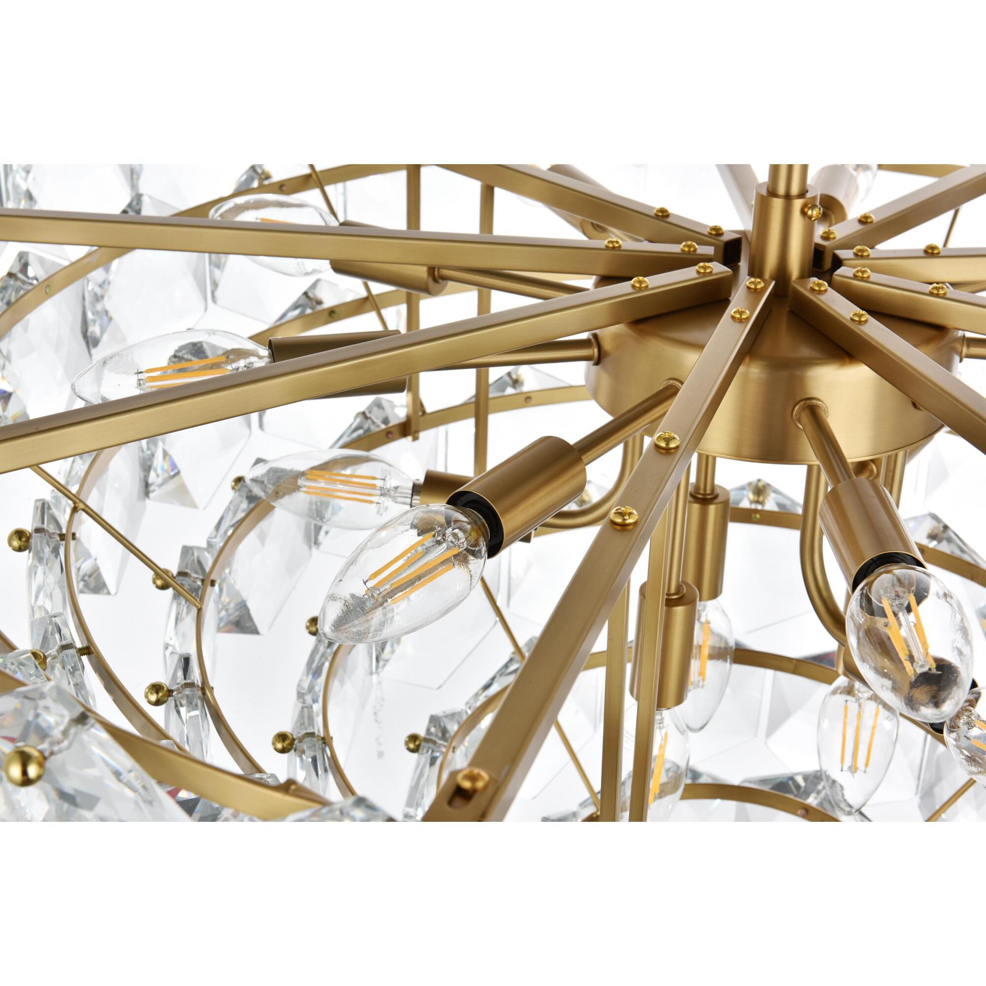 Adaline 32 Inch Chandelier by Elegant Lighting