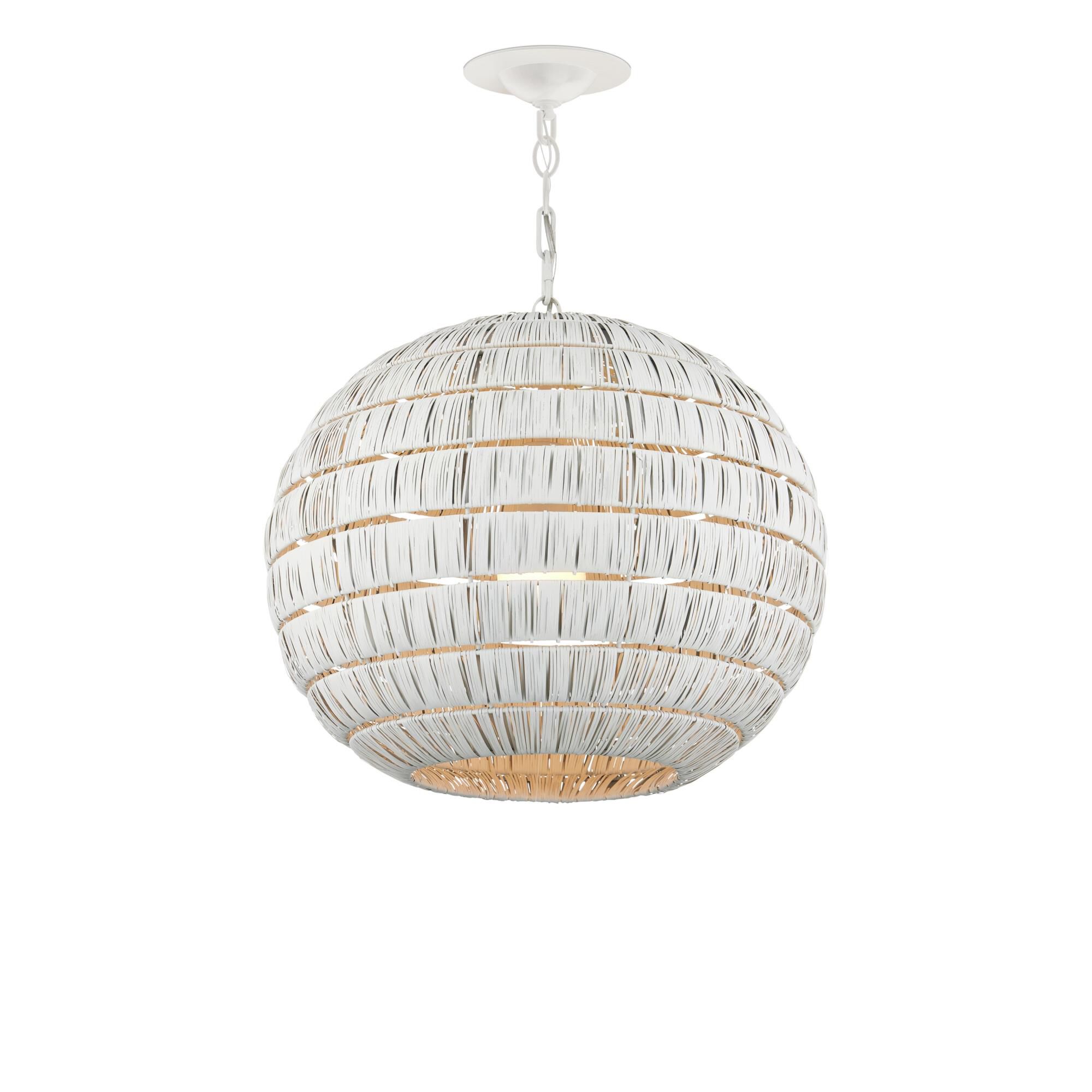 Panopolis 20 Inch Large Pendant by Currey and Company