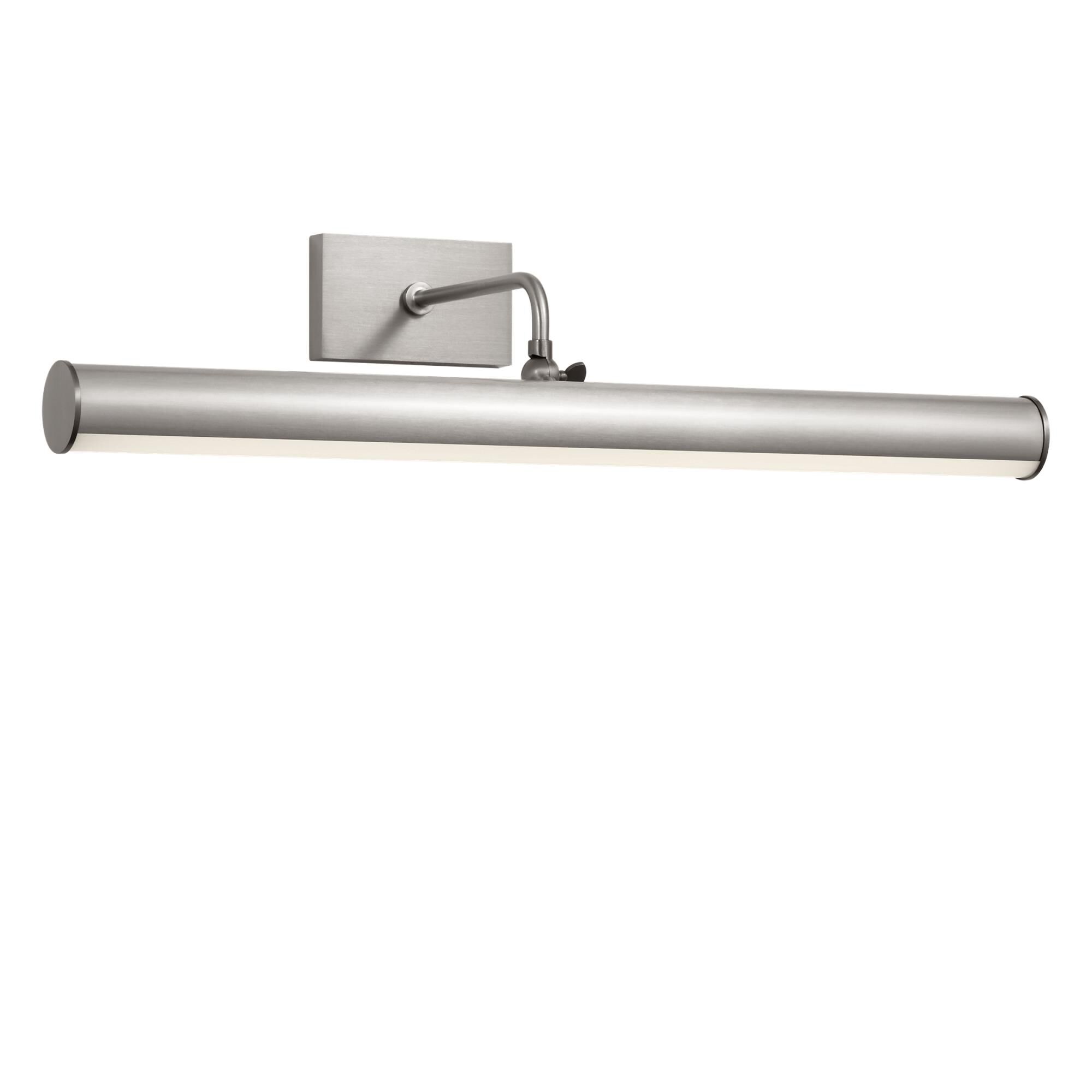 Shown in Brushed Nickel finish and White Acrylic Diffuser shade