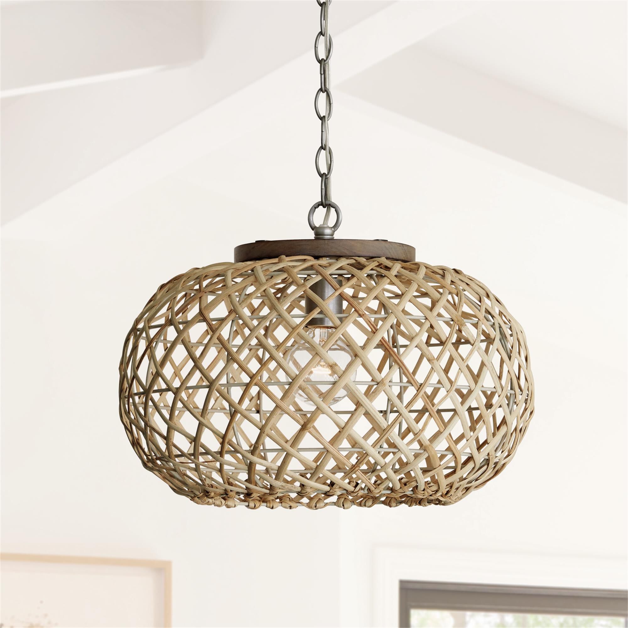 Shown in Grey Wash And Antique Nickel finish