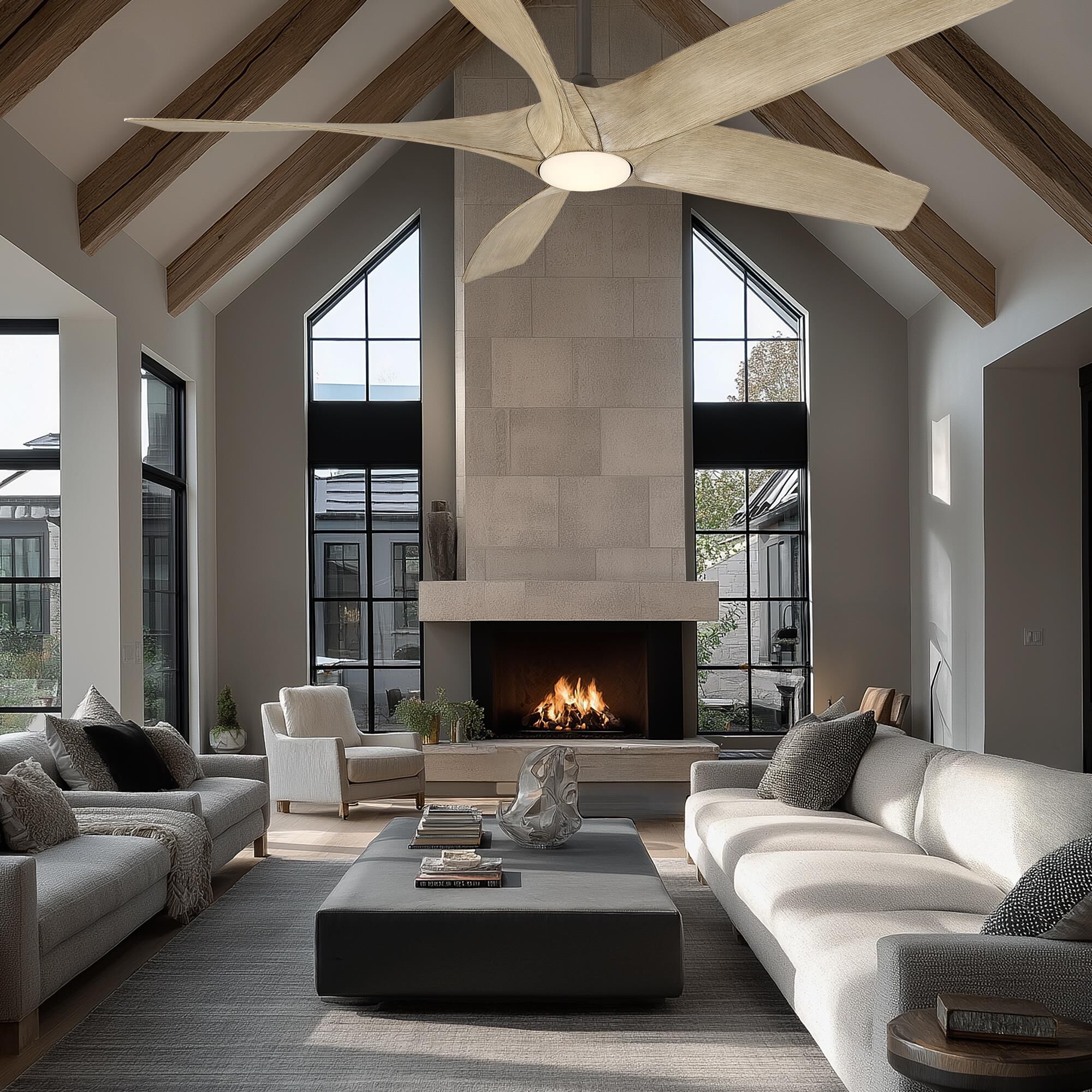 Zephyr 62 Inch Ceiling Fan with Light Kit by Modern Forms
