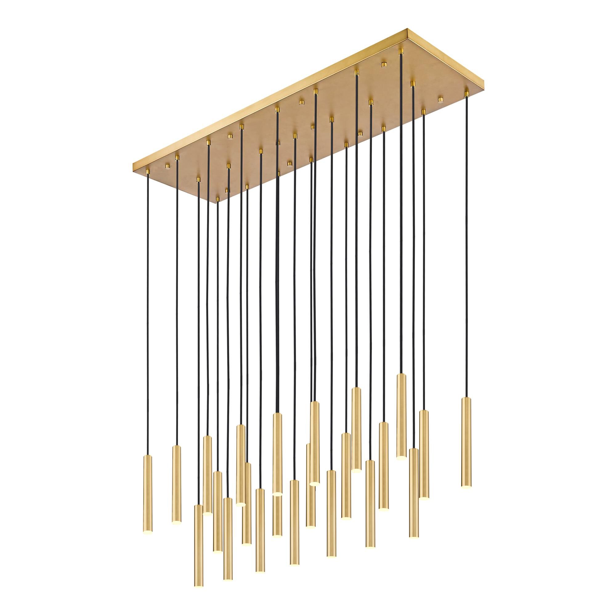 Shown in Modern Gold finish and Modern Gold glass and Modern Gold shade
