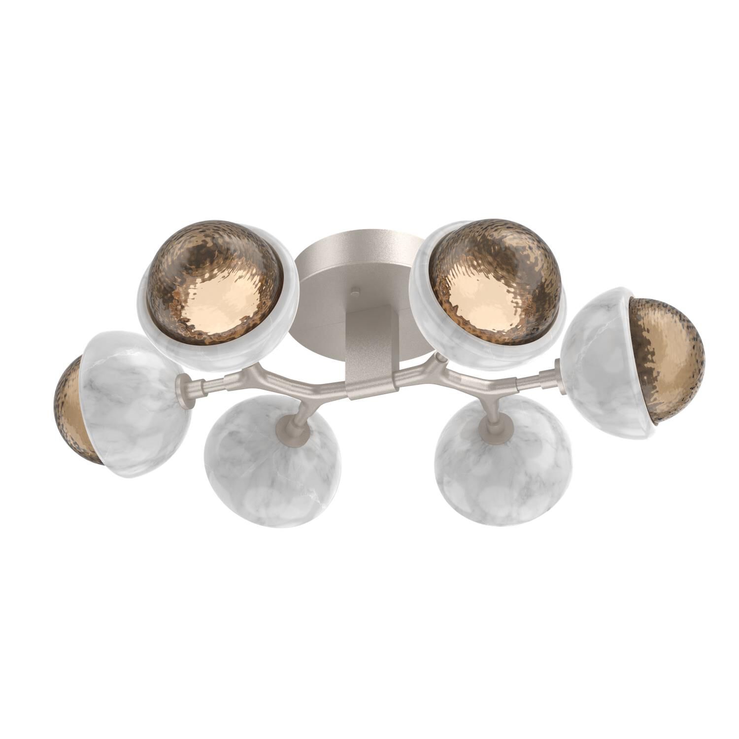 Levi Wilson Cabochon 27 Inch Flush Mount by Hammerton Studio