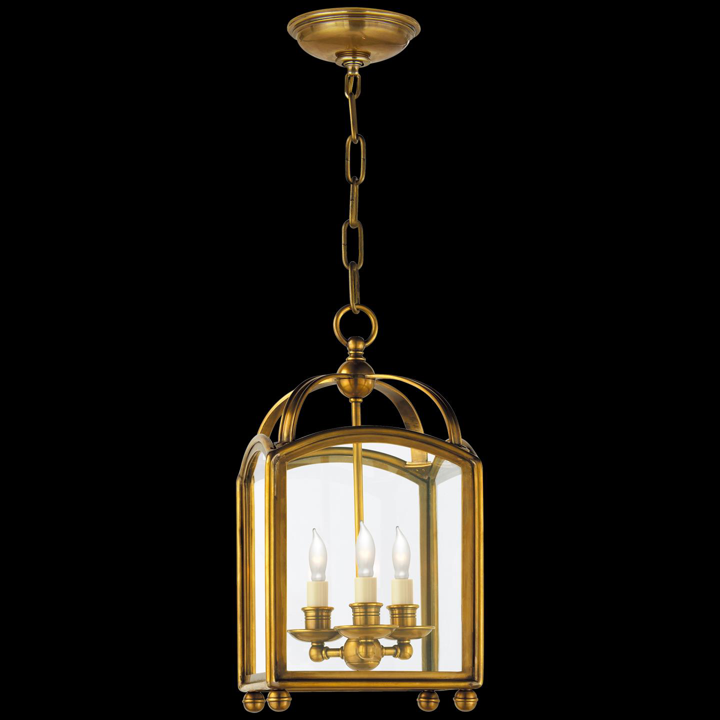 Chapman & Myers Archtop 8 Inch Cage Pendant by Visual Comfort Signature Collection