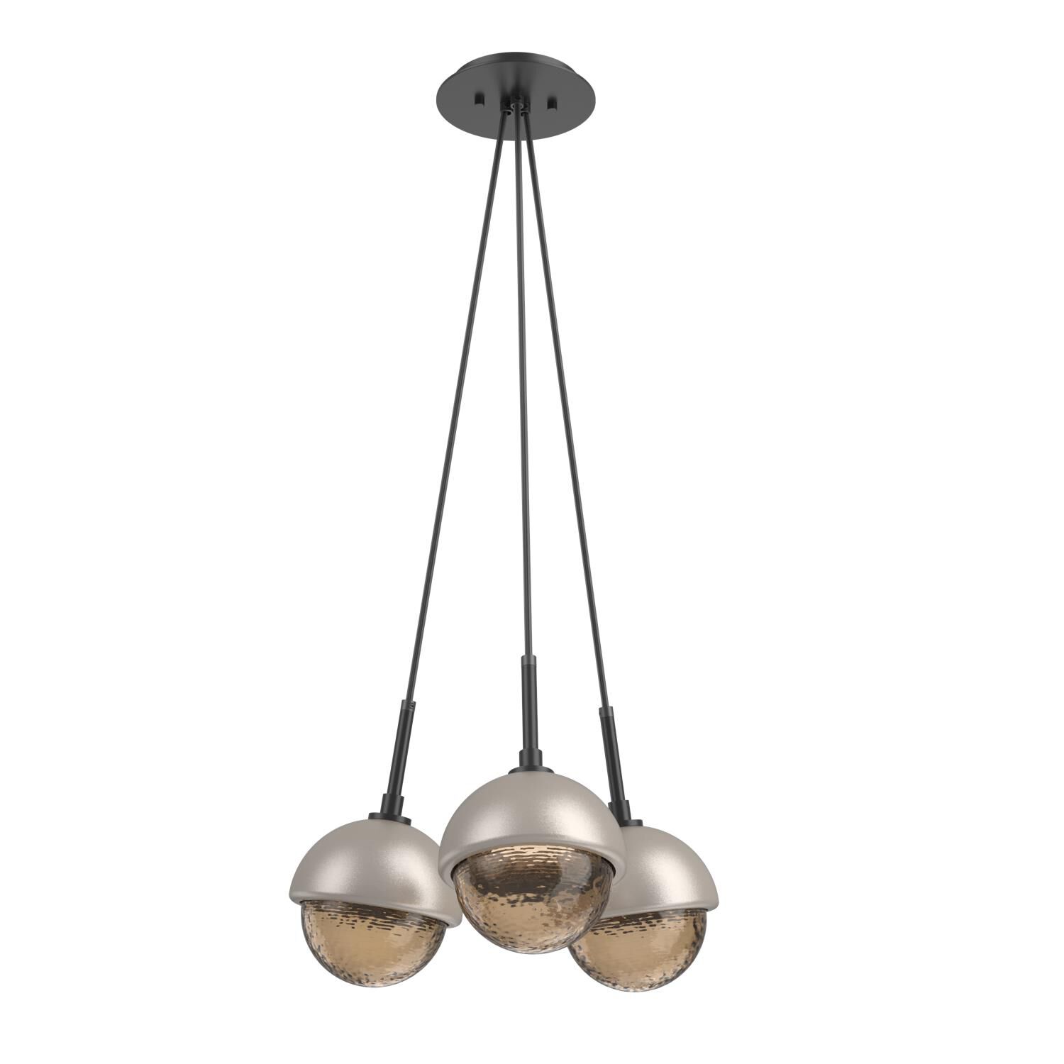 Levi Wilson Cabochon 13 Inch Multi Pendant Light by Hammerton Studio