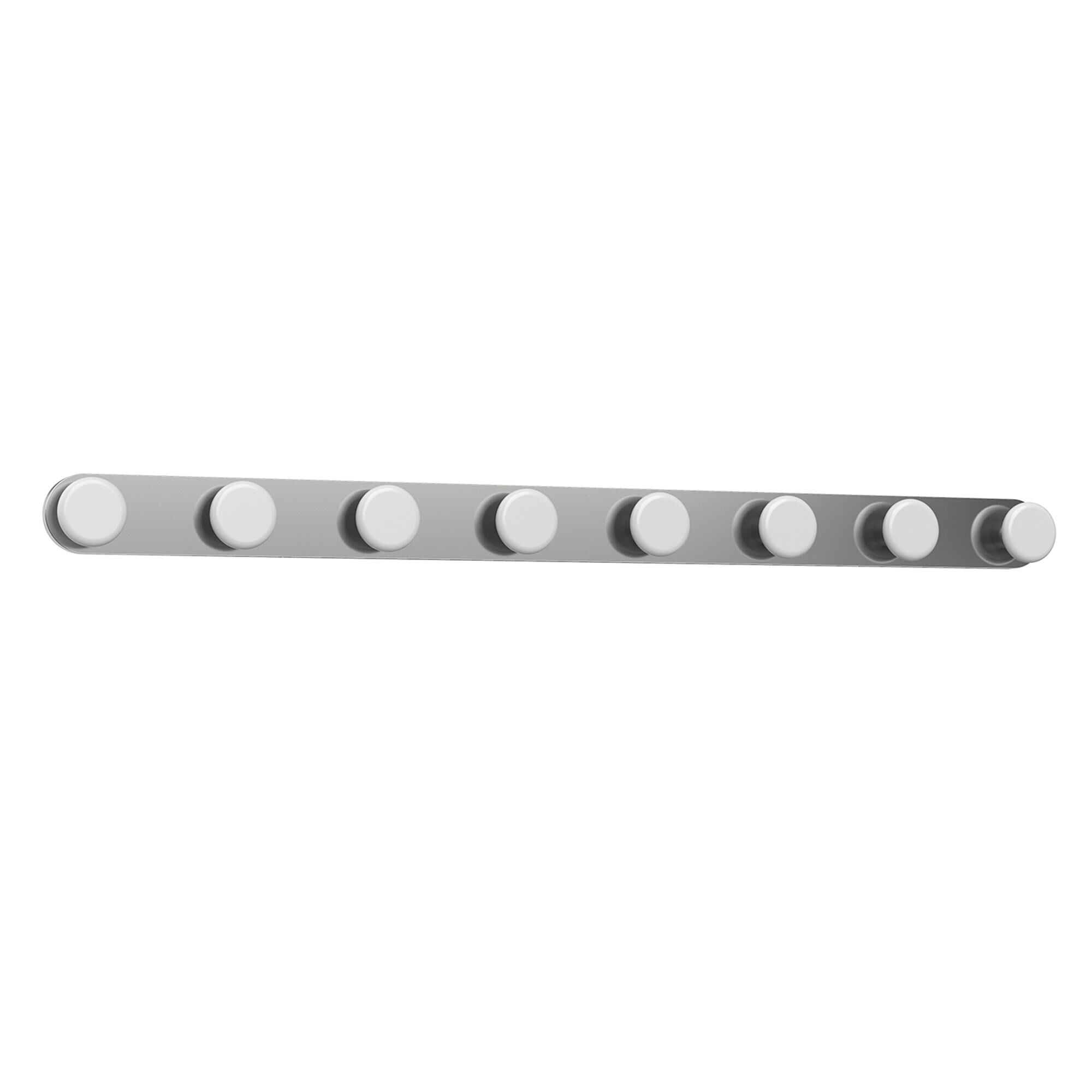 Shown in Brushed Nickel finish and Frosted Acrylic glass