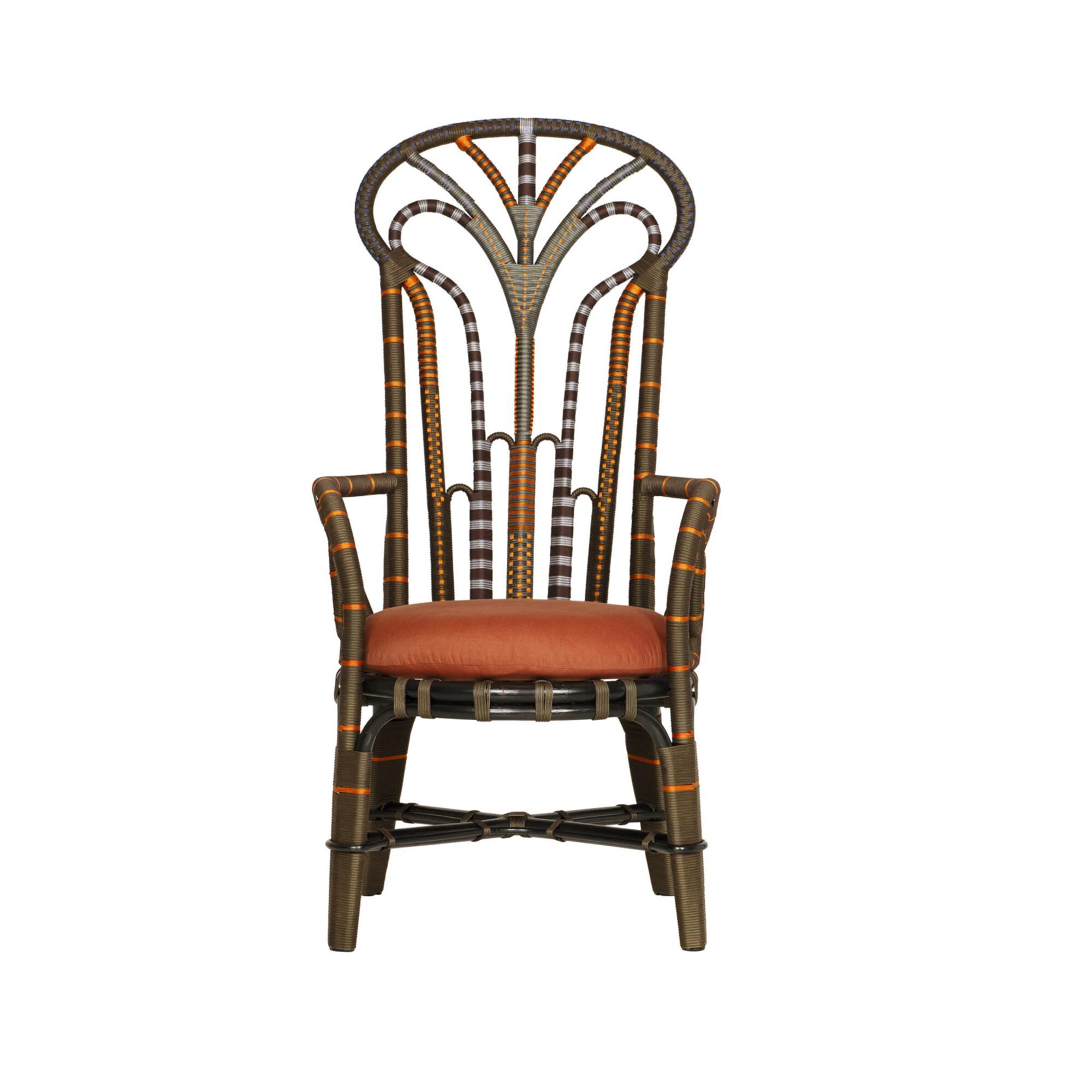 Benin Throne Accent Chair,