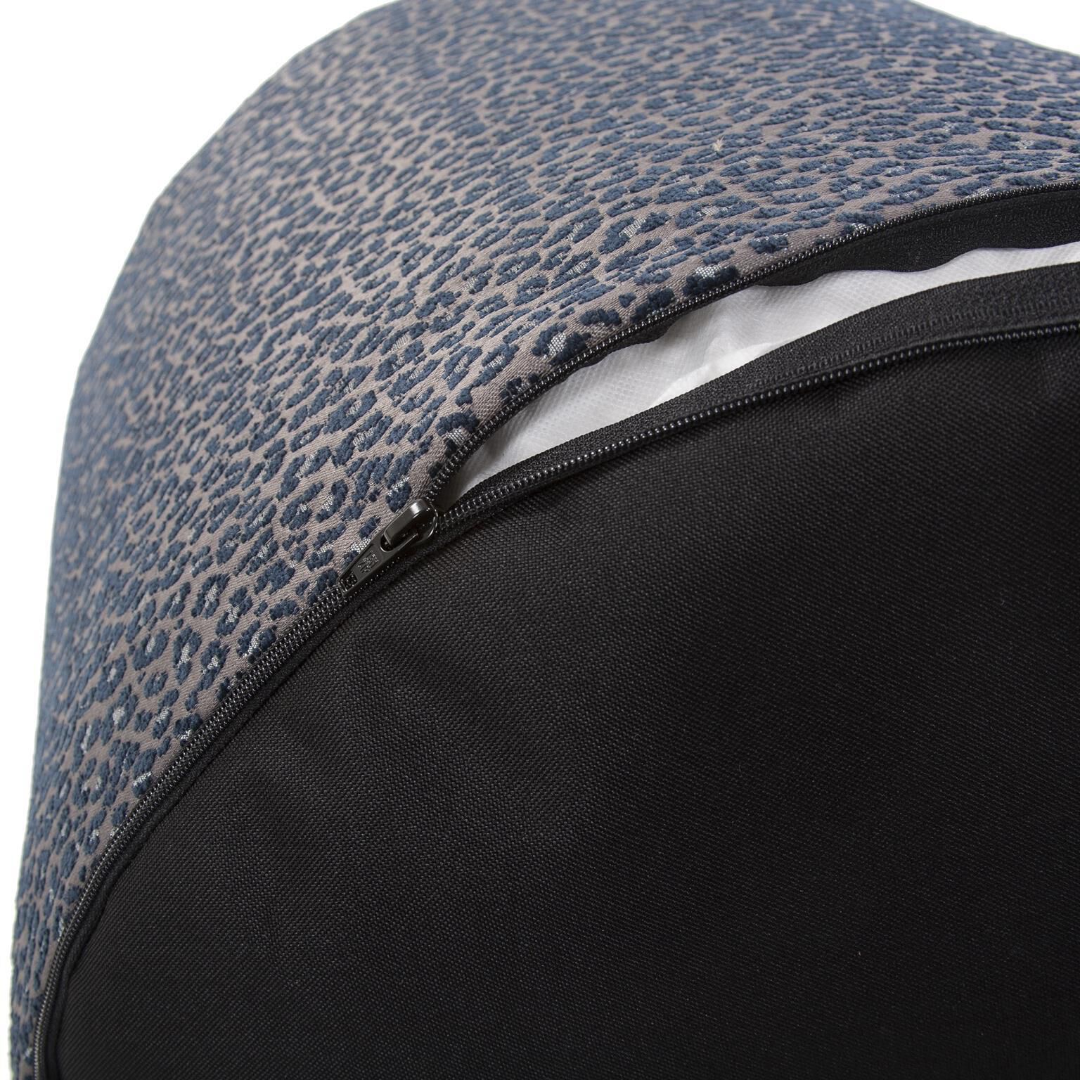 The Lynx Pouf  Ottoman by Howard Elliott Collection