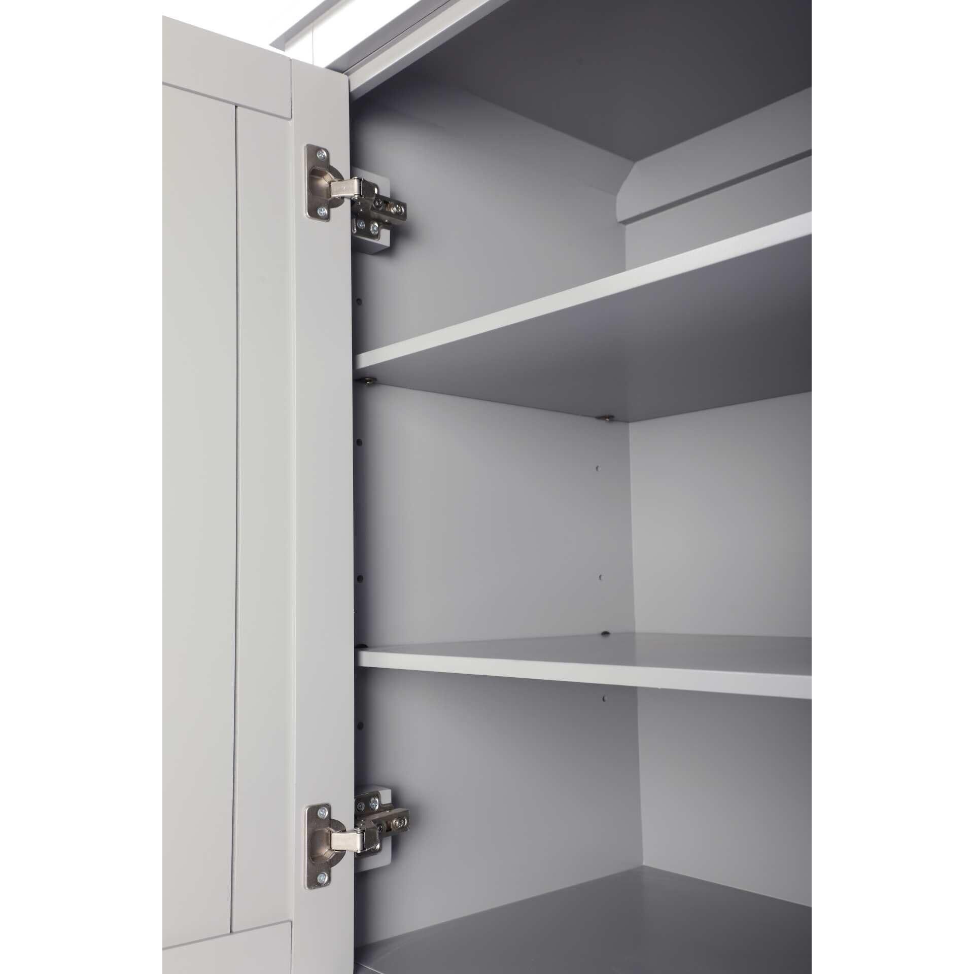 Shown in Grey finish