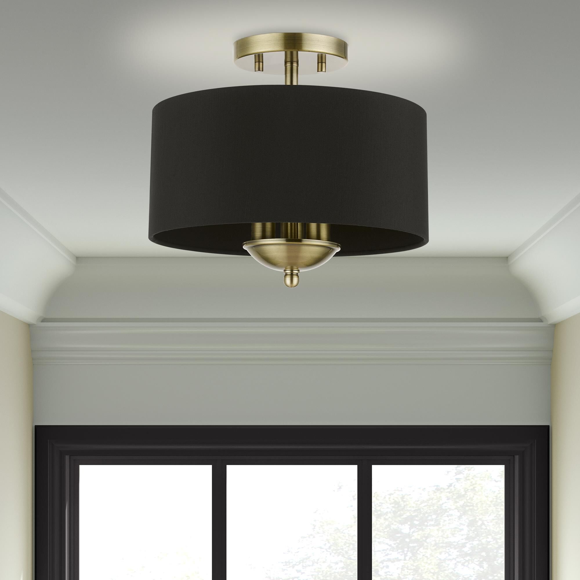 Huntington 3 Light Semi Flush Mount by Livex Lighting