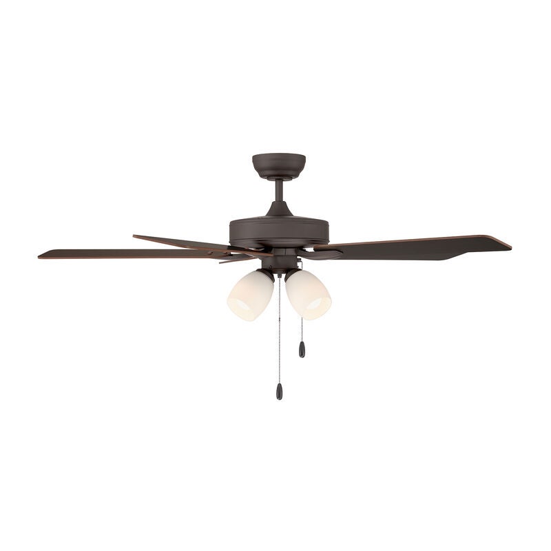 52 Inch Ceiling Fan with Light Kit by Meridian Lighting