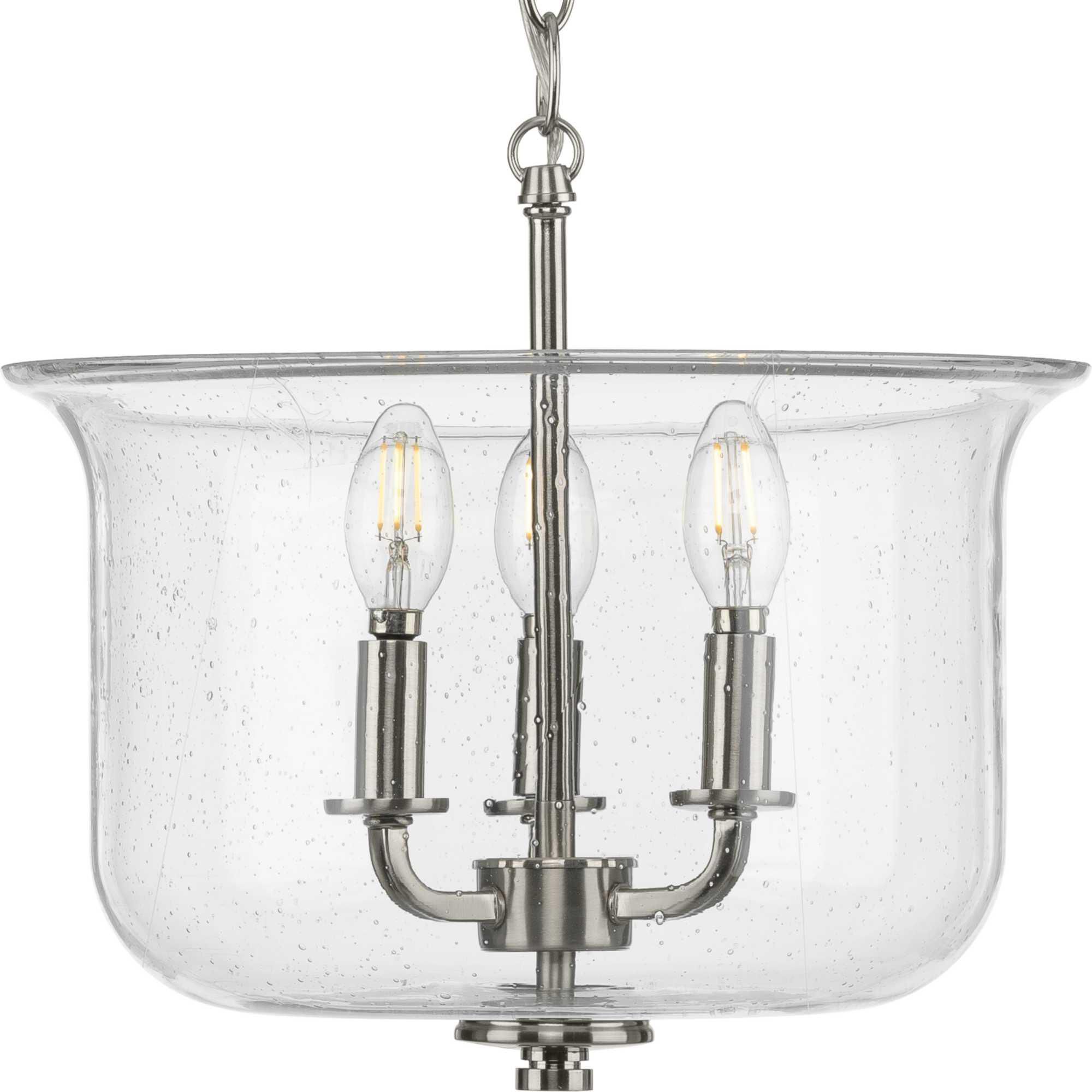 Winslett 13 Inch 3 Light Semi Flush Mount by Progress Lighting