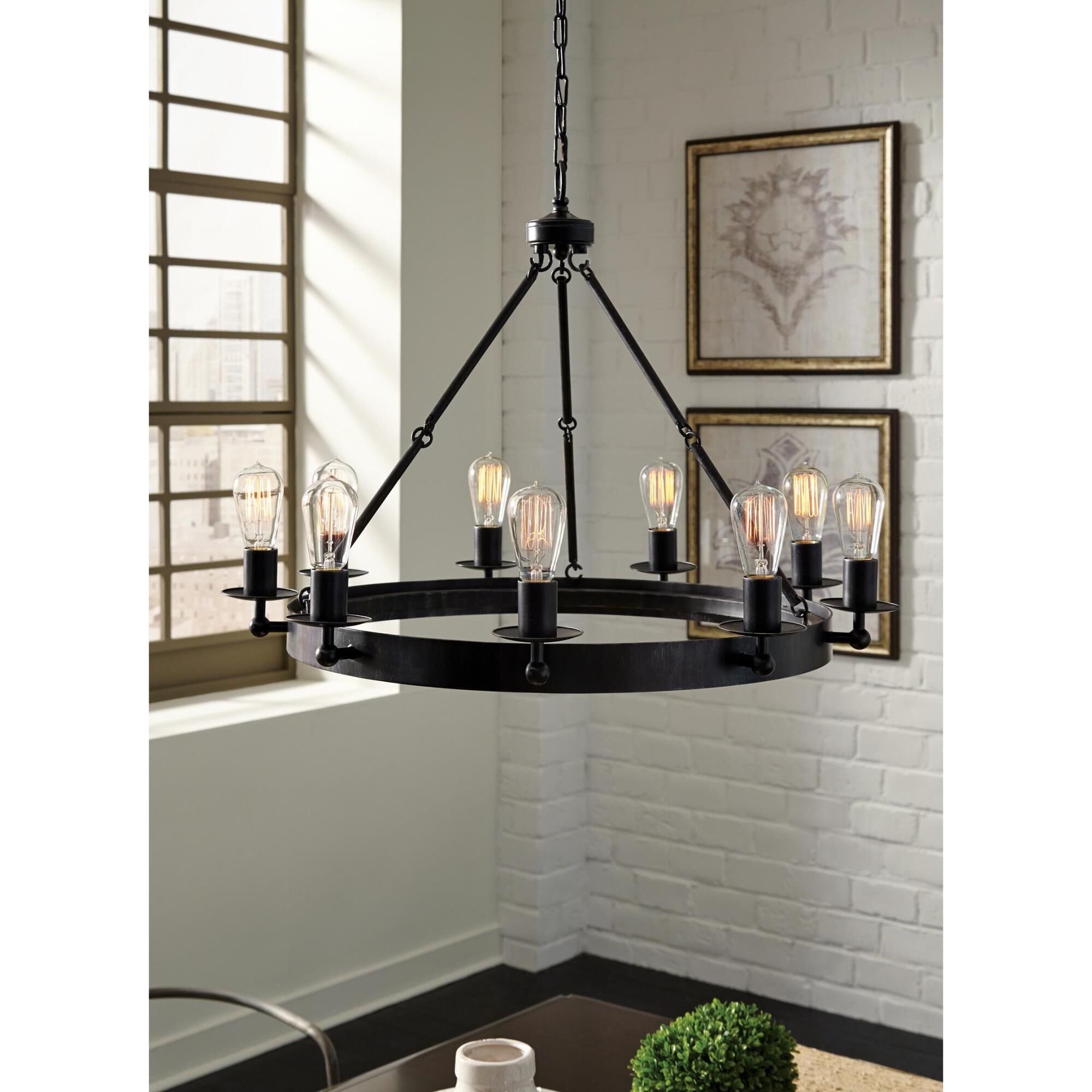 Ravenwood Manor 31 Inch 9 Light Chandelier by Generation Lighting