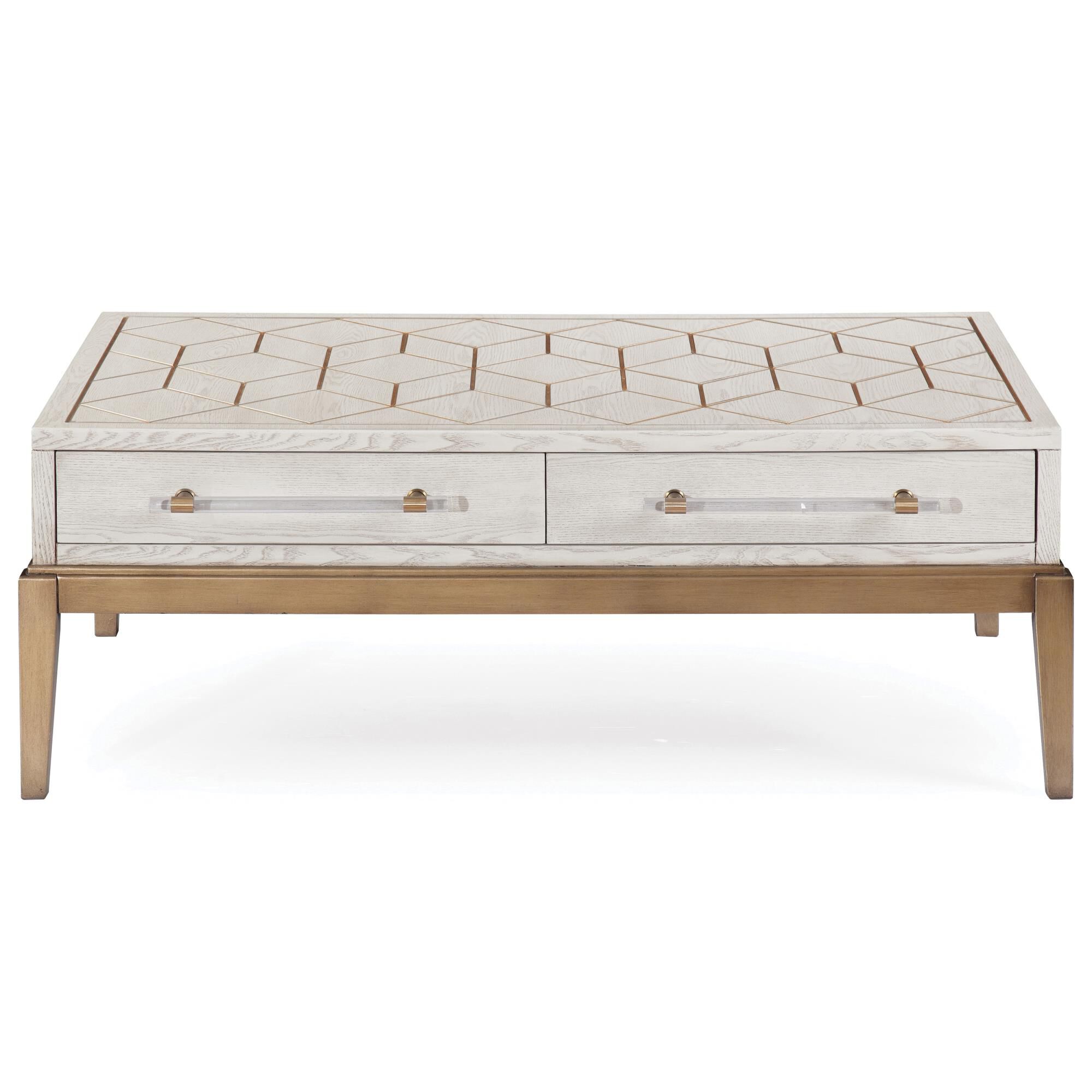 Perrine 48 Inch Coffee Table by Bassett Mirror Company