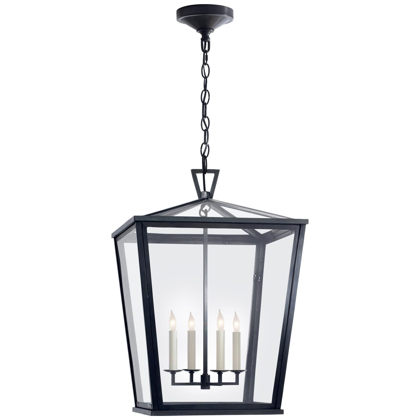 Chapman & Myers Darlana 24 Inch Tall 4 Light Outdoor Hanging Lantern by Visual Comfort Signature Collection
