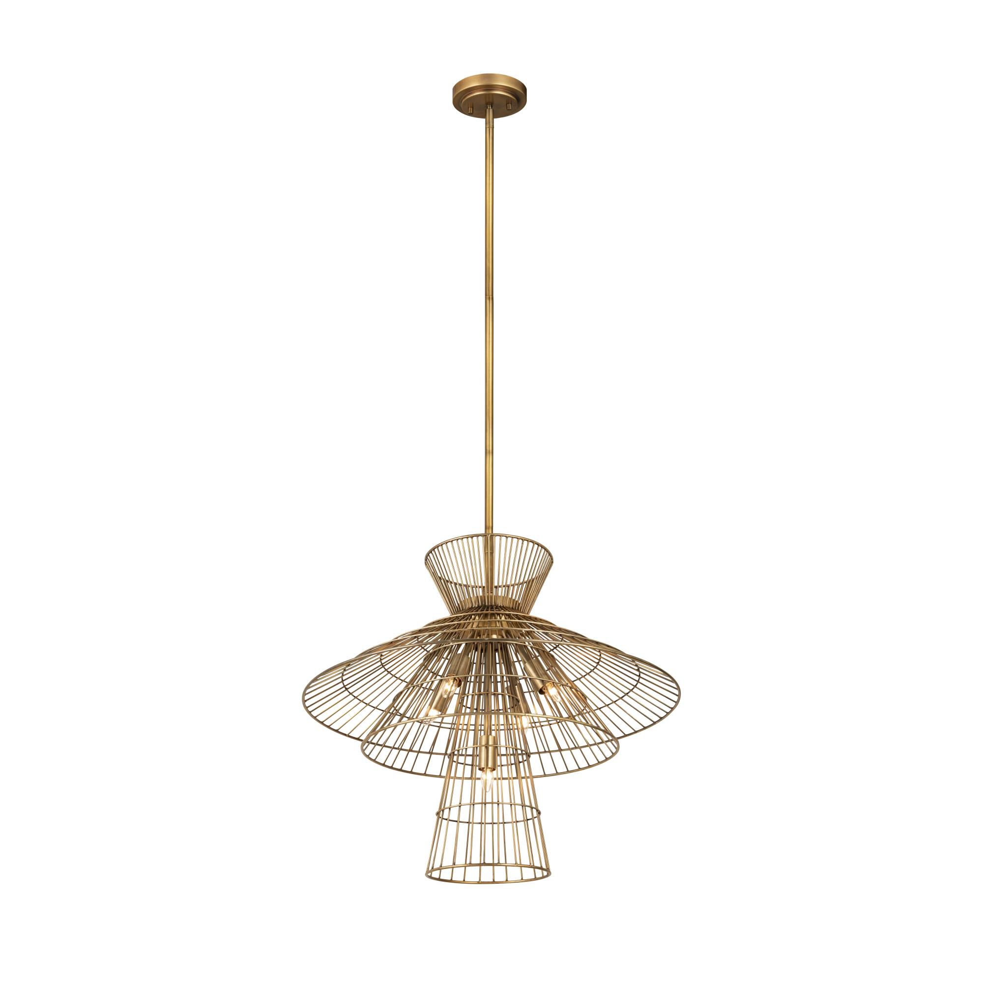 Alito 25 Inch 6 Light Chandelier by Z-Lite