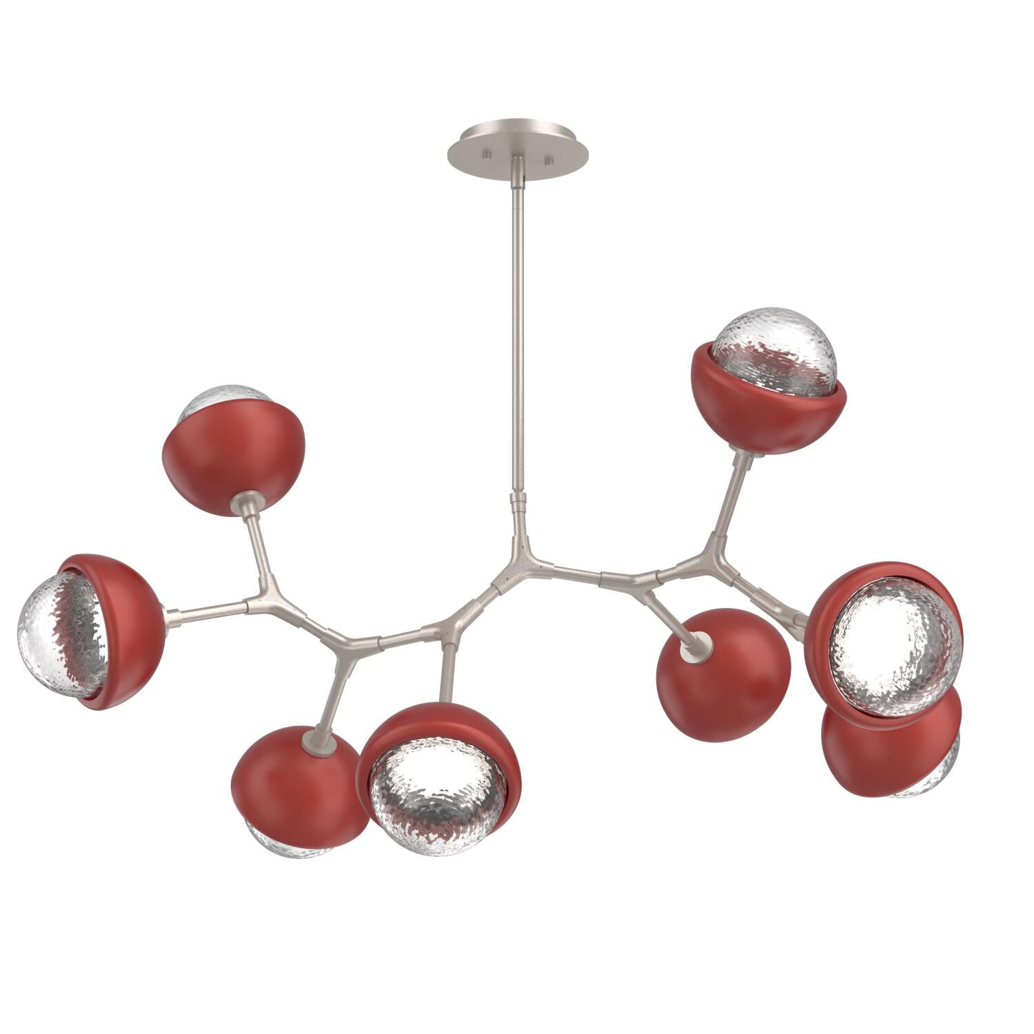 Levi Wilson Cabochon 38 Inch Linear Suspension Light by Hammerton Studio
