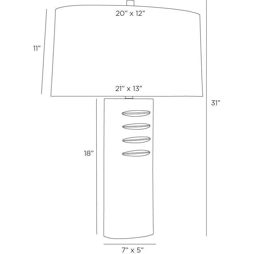 Darth 31 Inch Table Lamp by Arteriors Home