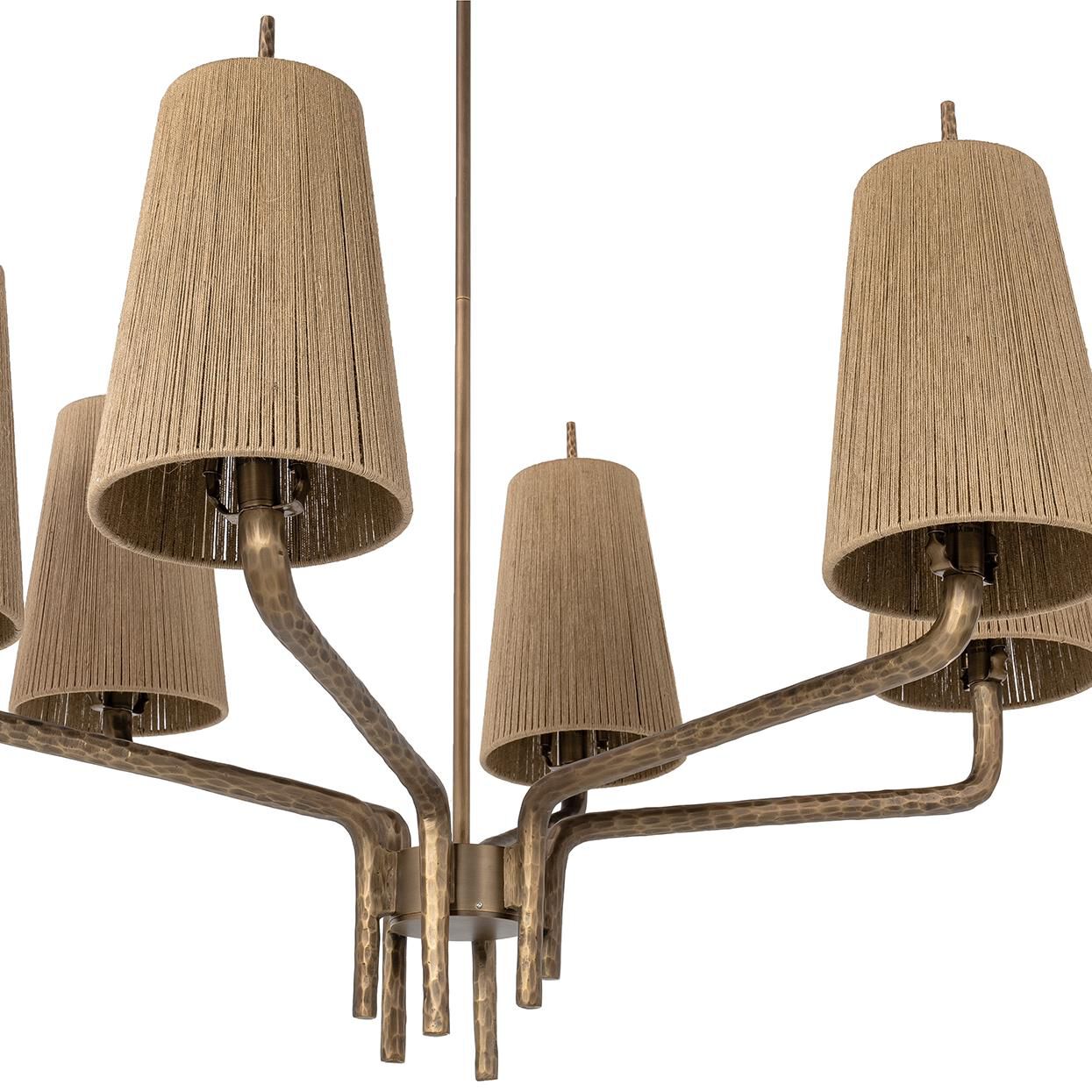 Shown in Multi finish and Natural Jute Rope  shade