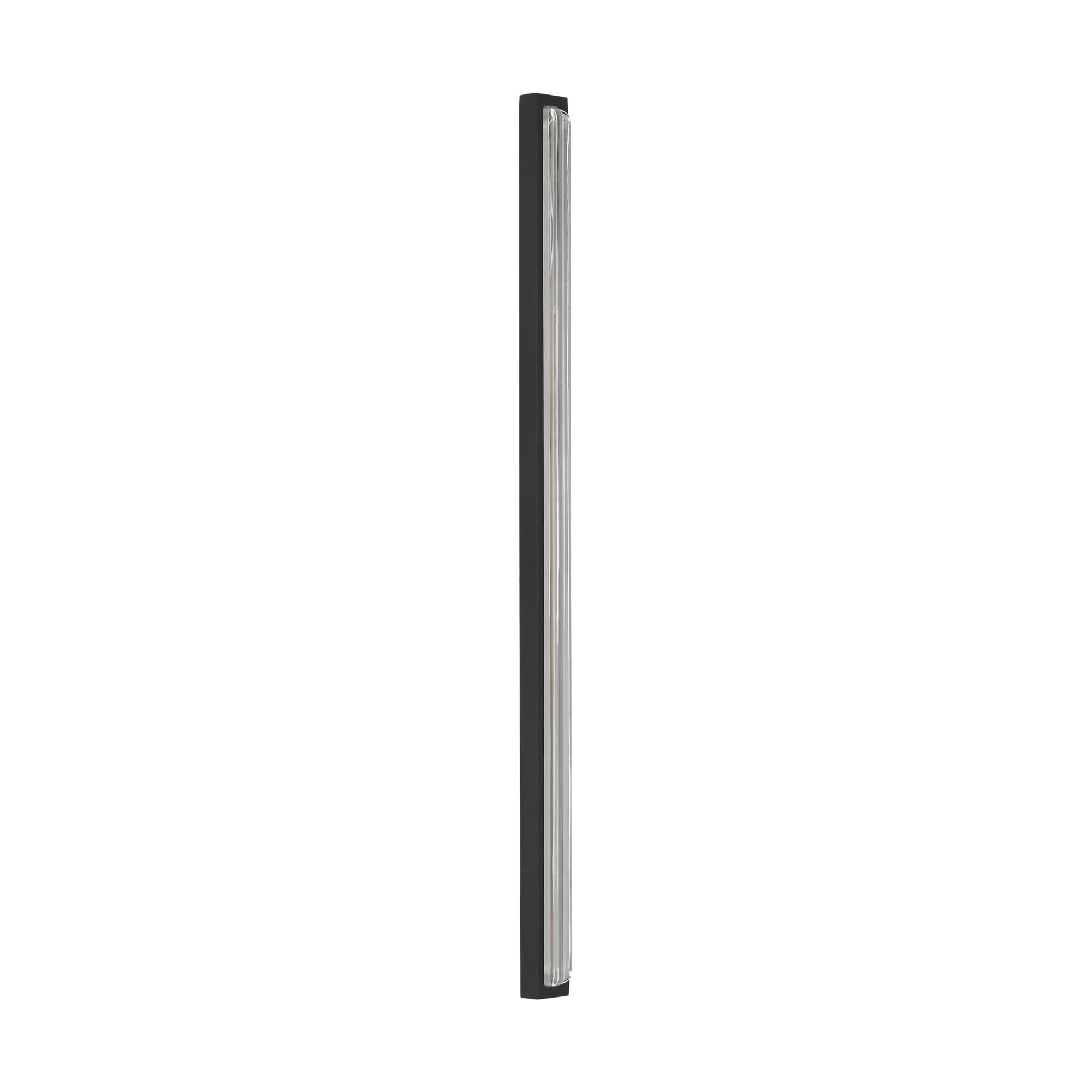 Shown in Nightshade Black finish and Clear Crystal glass