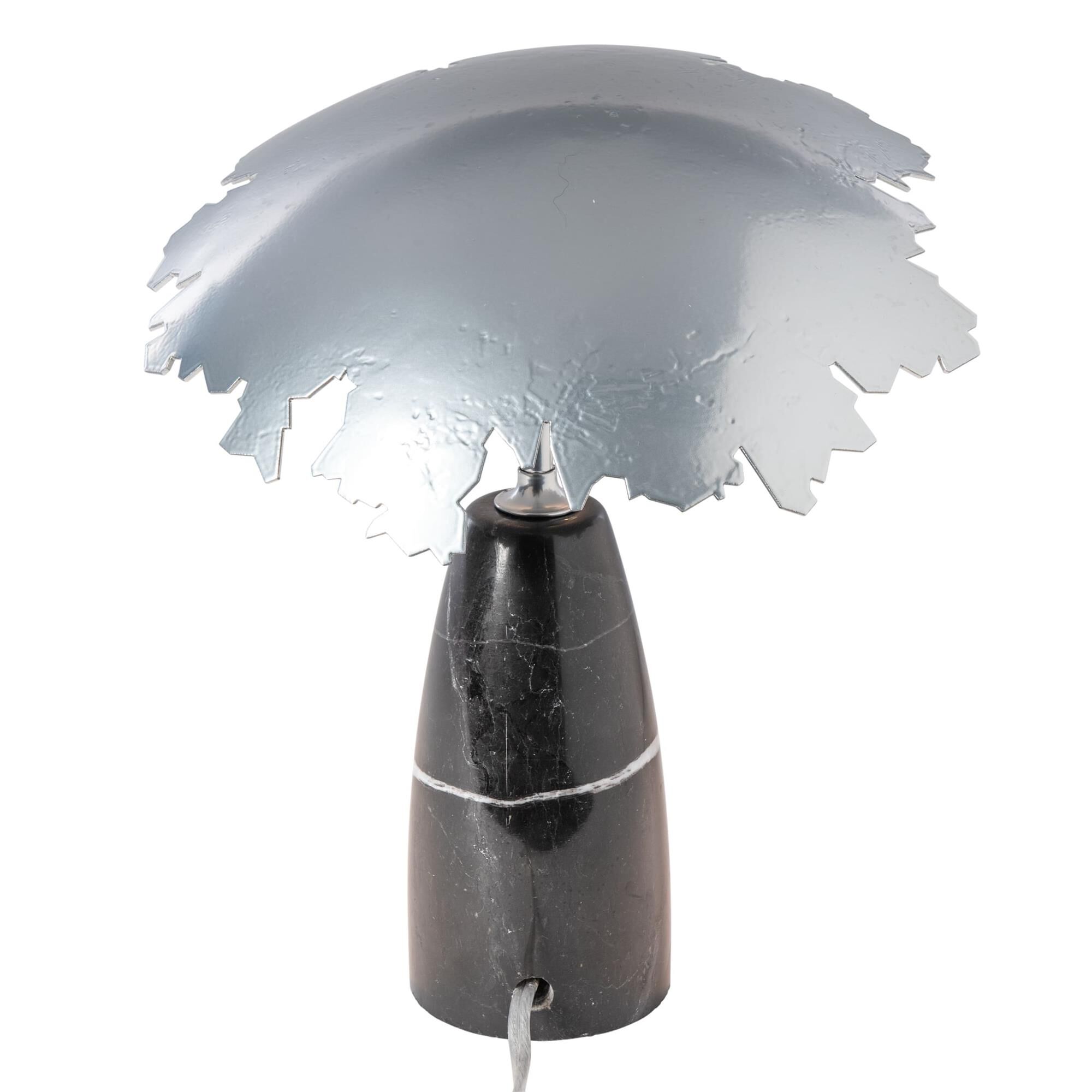 Shown in Sterling finish and Sterling shade and Black accent