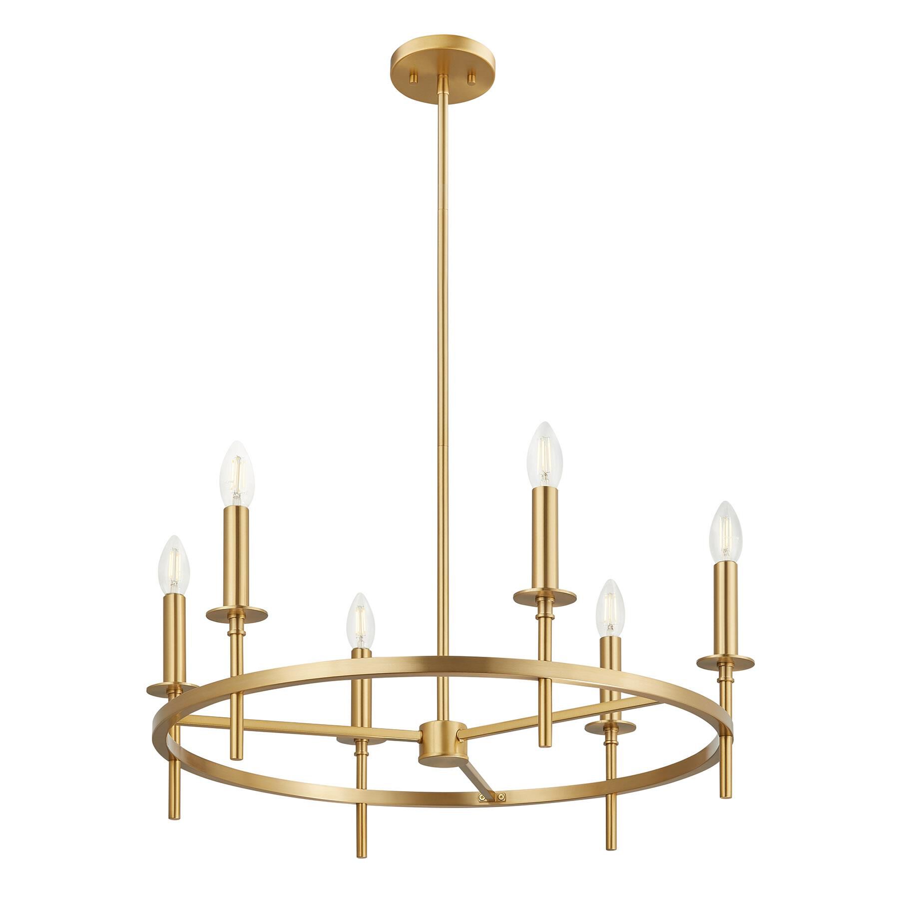 30 Inch Chandelier by Meridian Lighting