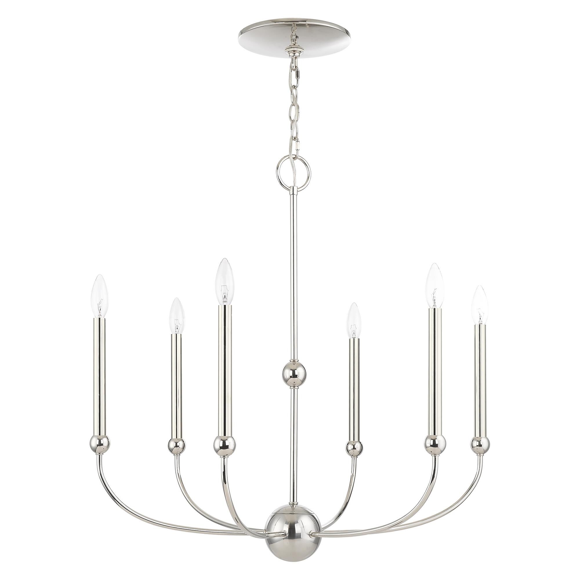 Cortlandt 6 Light Chandelier by Livex Lighting