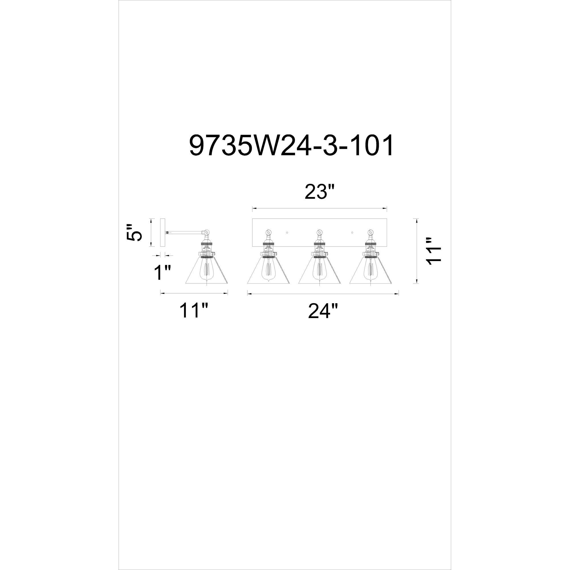 Shown in Black & Gold Brass finish and Clear shade