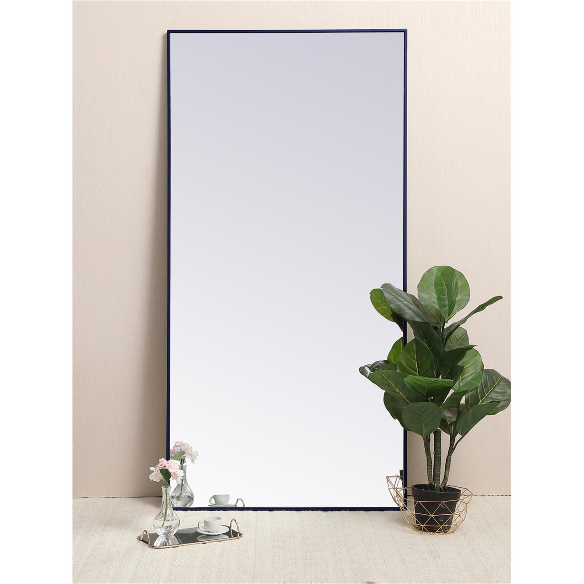 Shown in Silver finish and Clear Mirror Beveled glass