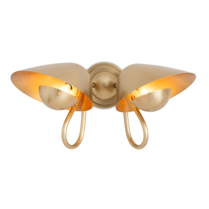 Keaton Medium 2 Light Wall Sconce by Regina Andrew