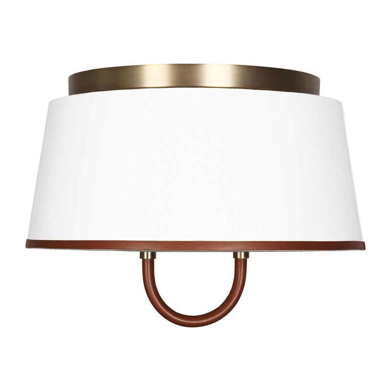 Lauren Ralph Lauren Katie 16 Inch 2 Light Semi Flush Mount by Visual Comfort Studio