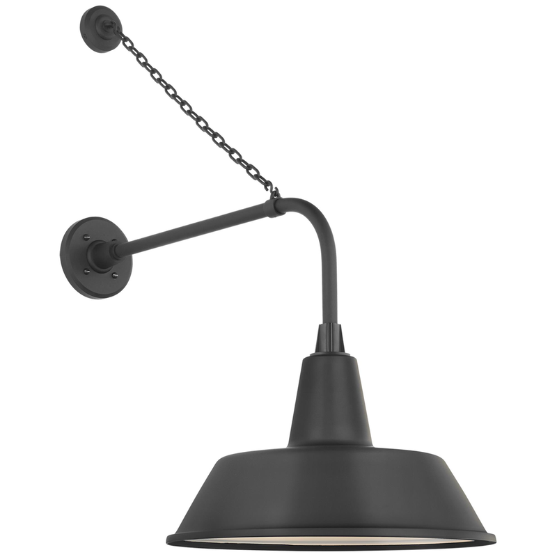 Thomas O'Brien Academy Barn Light 33 Inch Outdoor Wall Light by Visual Comfort Signature Collection
