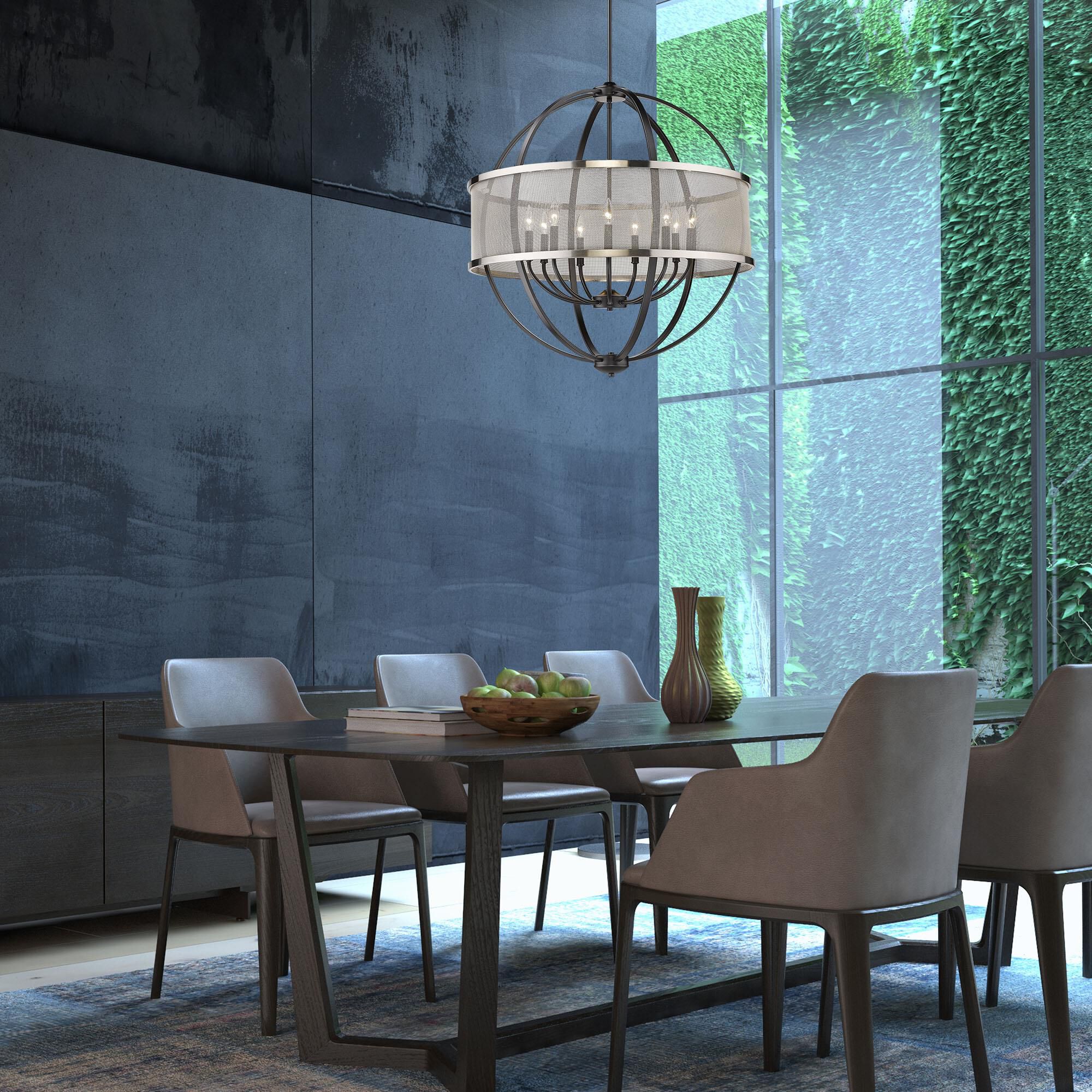 Shown in Matte Black finish and Pewter shade