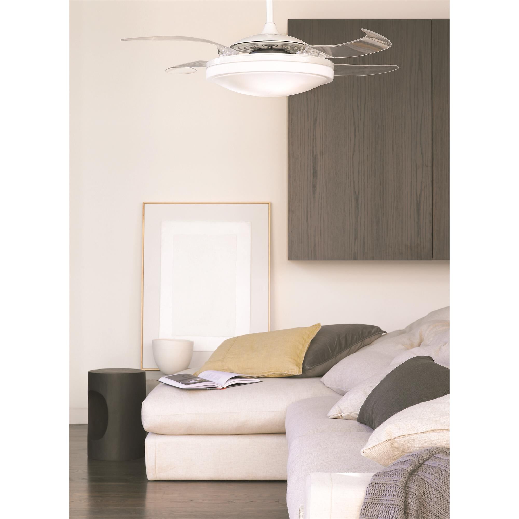 Shown in White finish