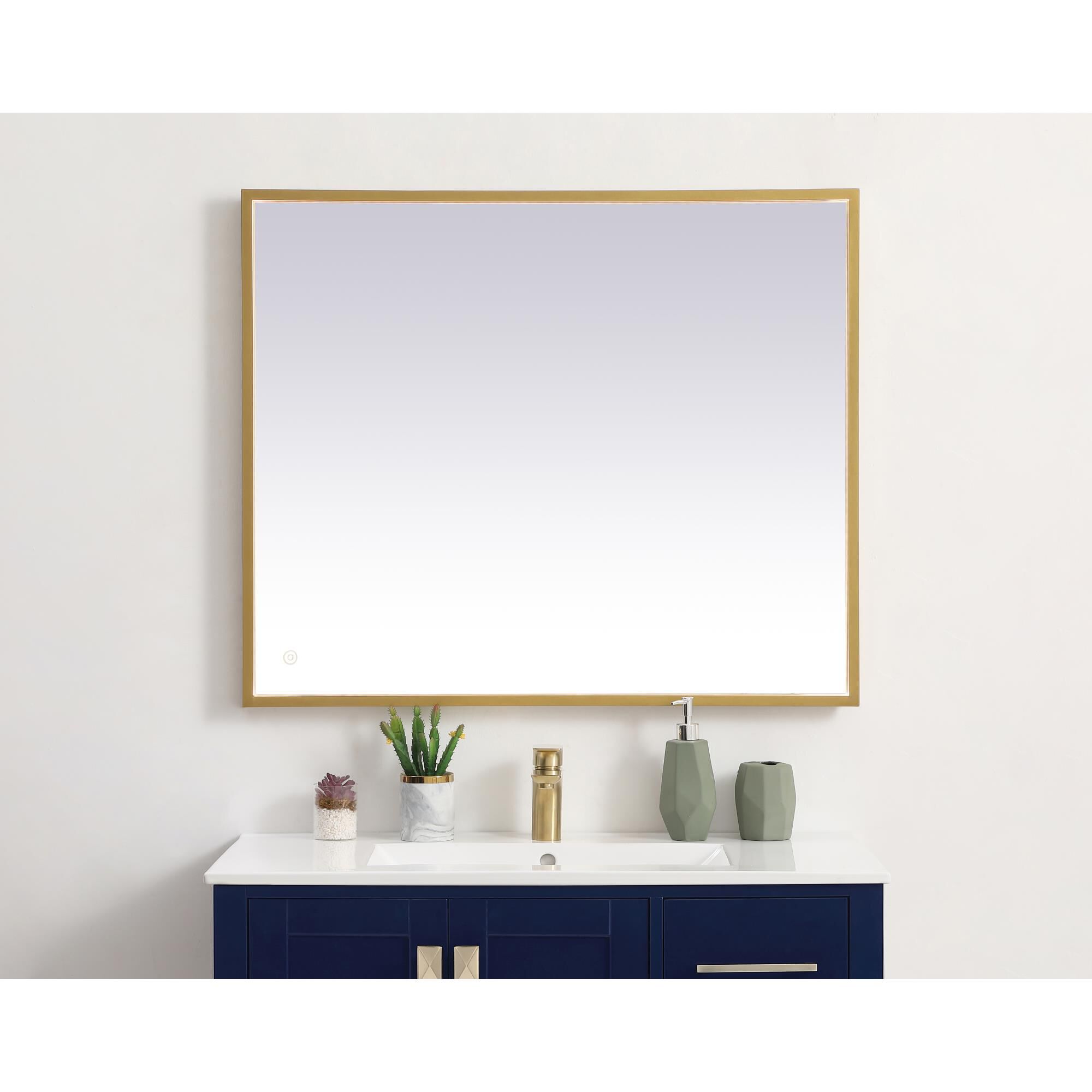 Pier LED Lighted Mirror by Elegant Decor