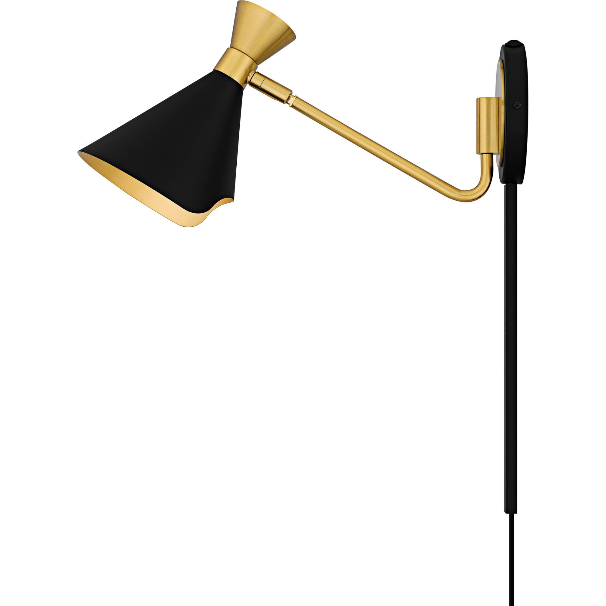 Arden 7 Inch Wall Swing Lamp by Quoizel