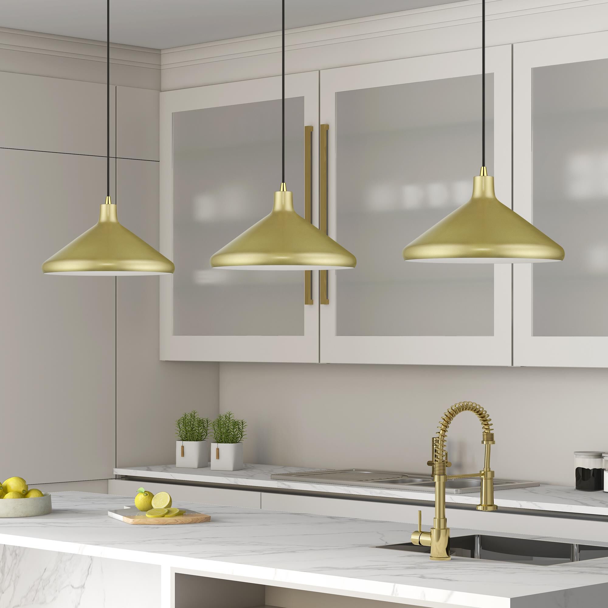 Geneva 15 Inch Large Pendant by Livex Lighting