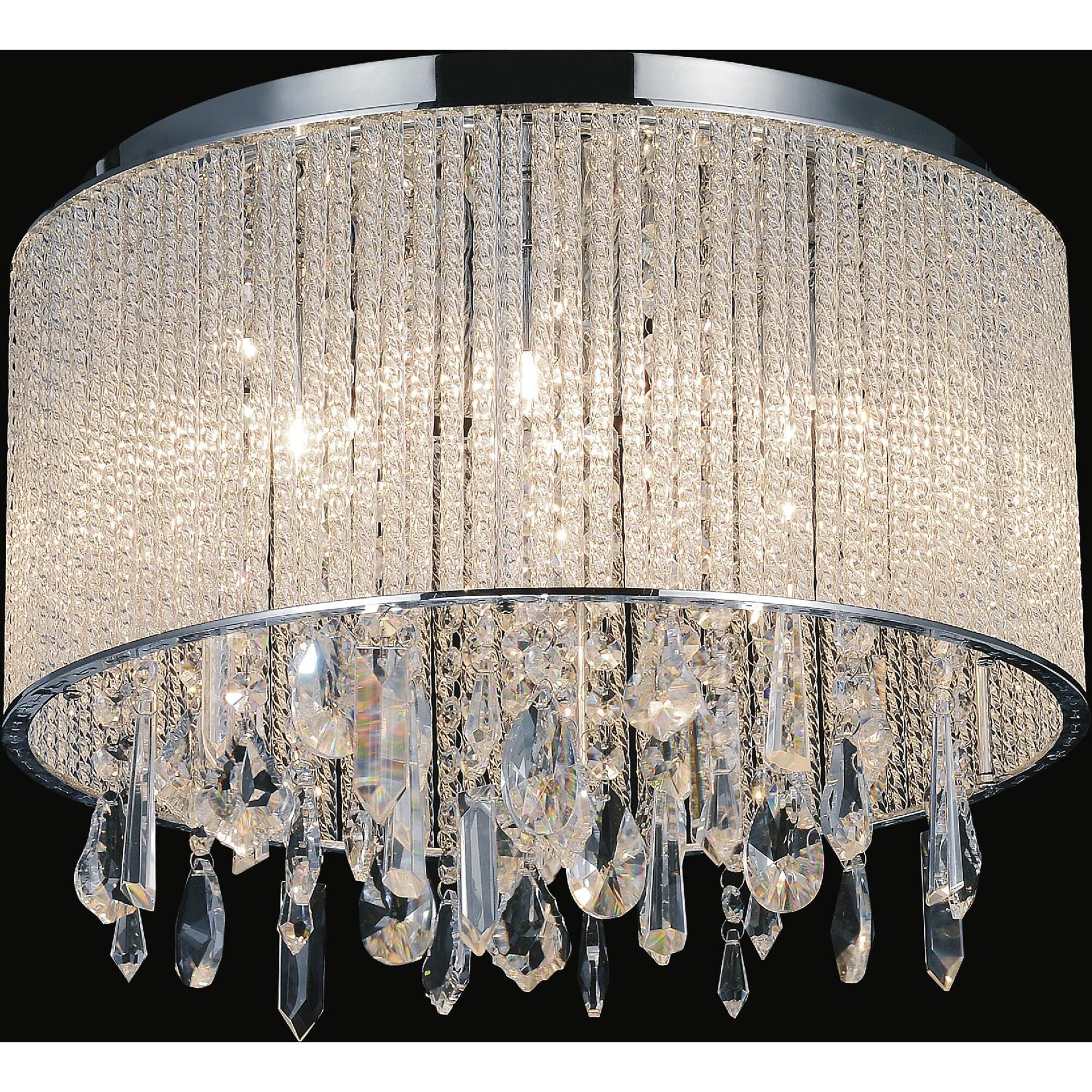 Benson 16 Inch 6 Light Flush Mount by CWI Lighting