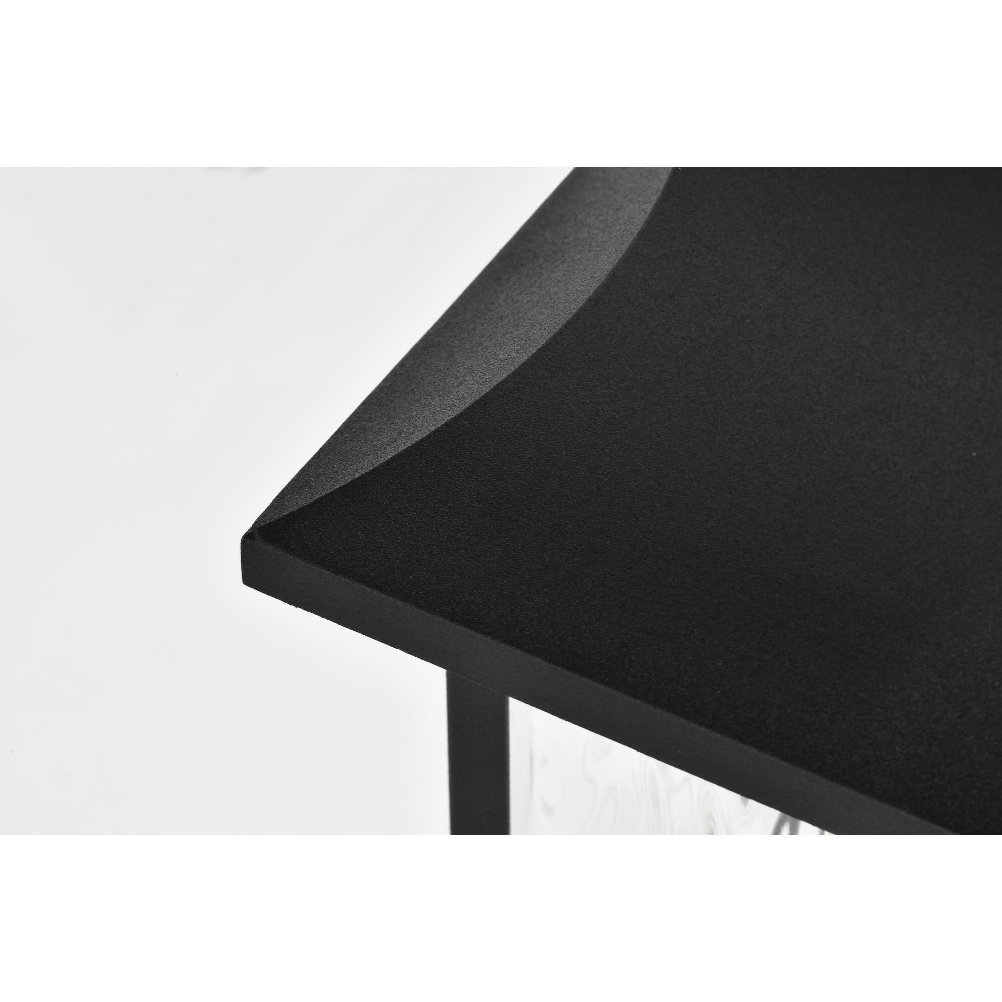 Shown in Matte Black finish and Clear Water glass