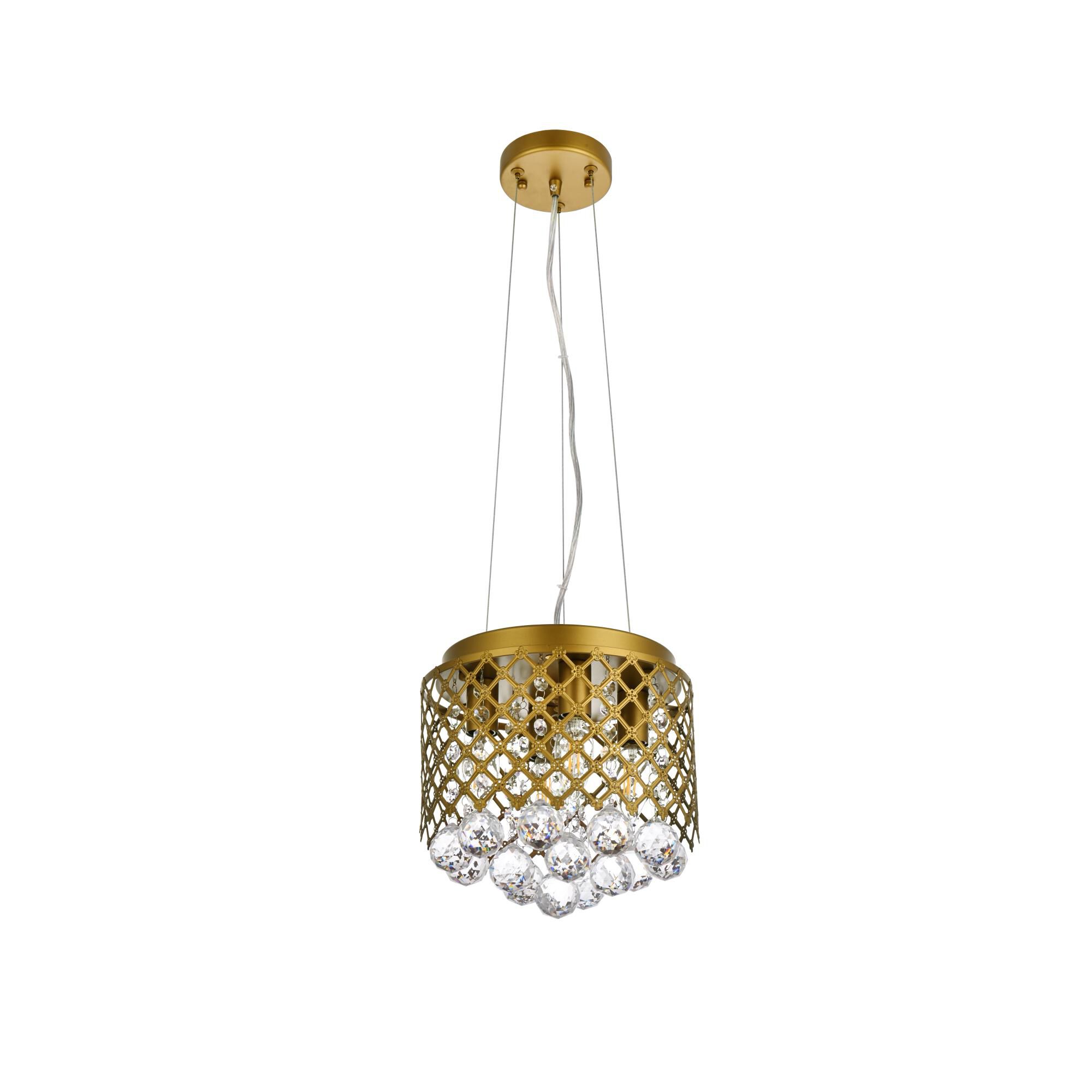 Tully 10 Inch Mini Pendant by Elegant Lighting