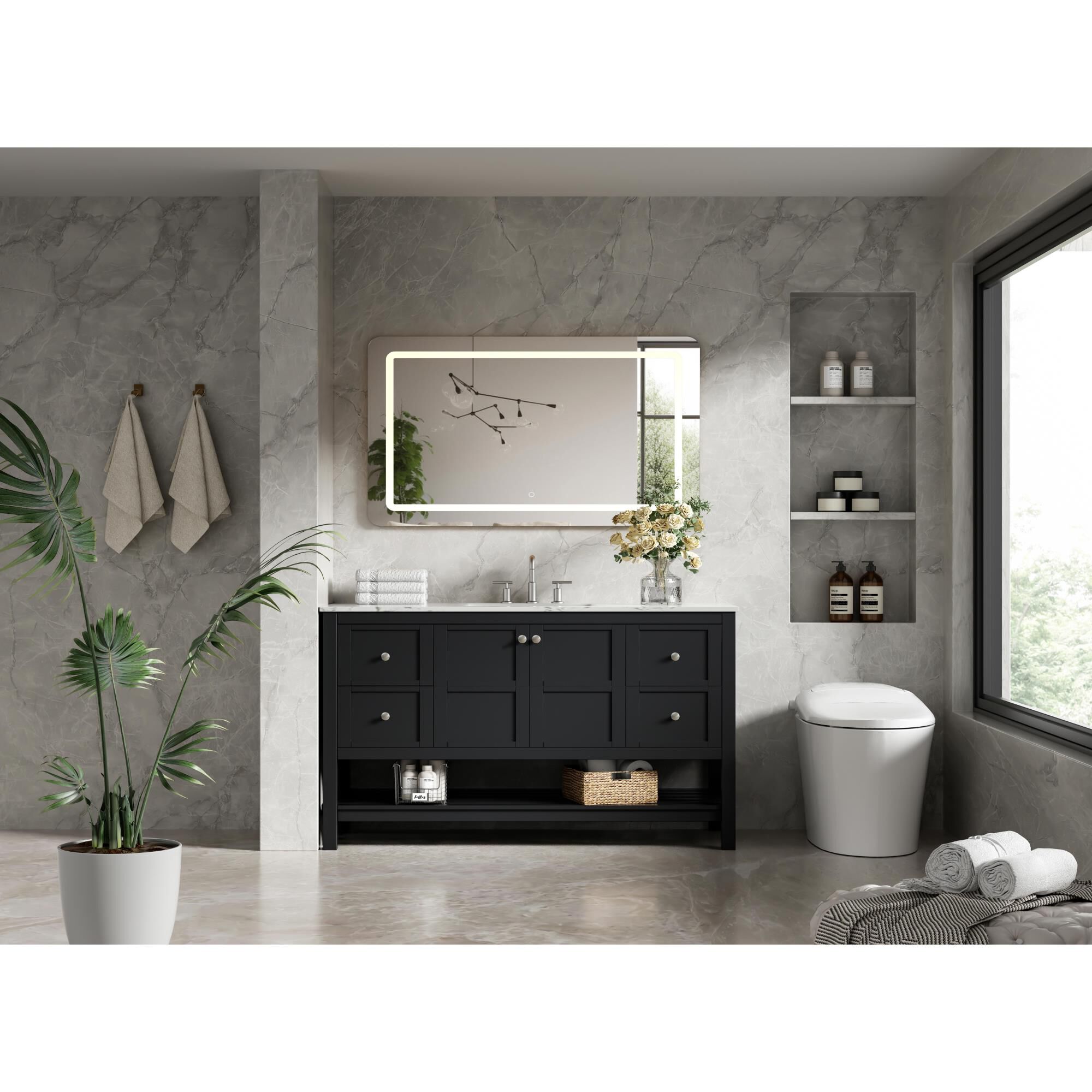 Shown in Black finish