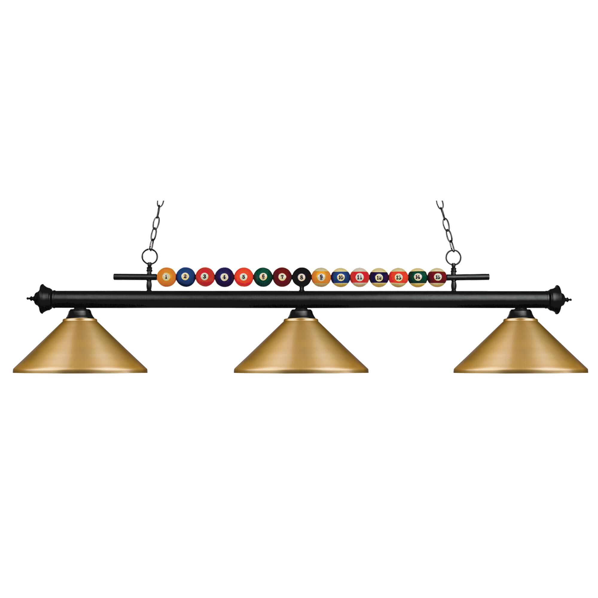 Shown in Matte Black finish and Steel glass and Steel shade